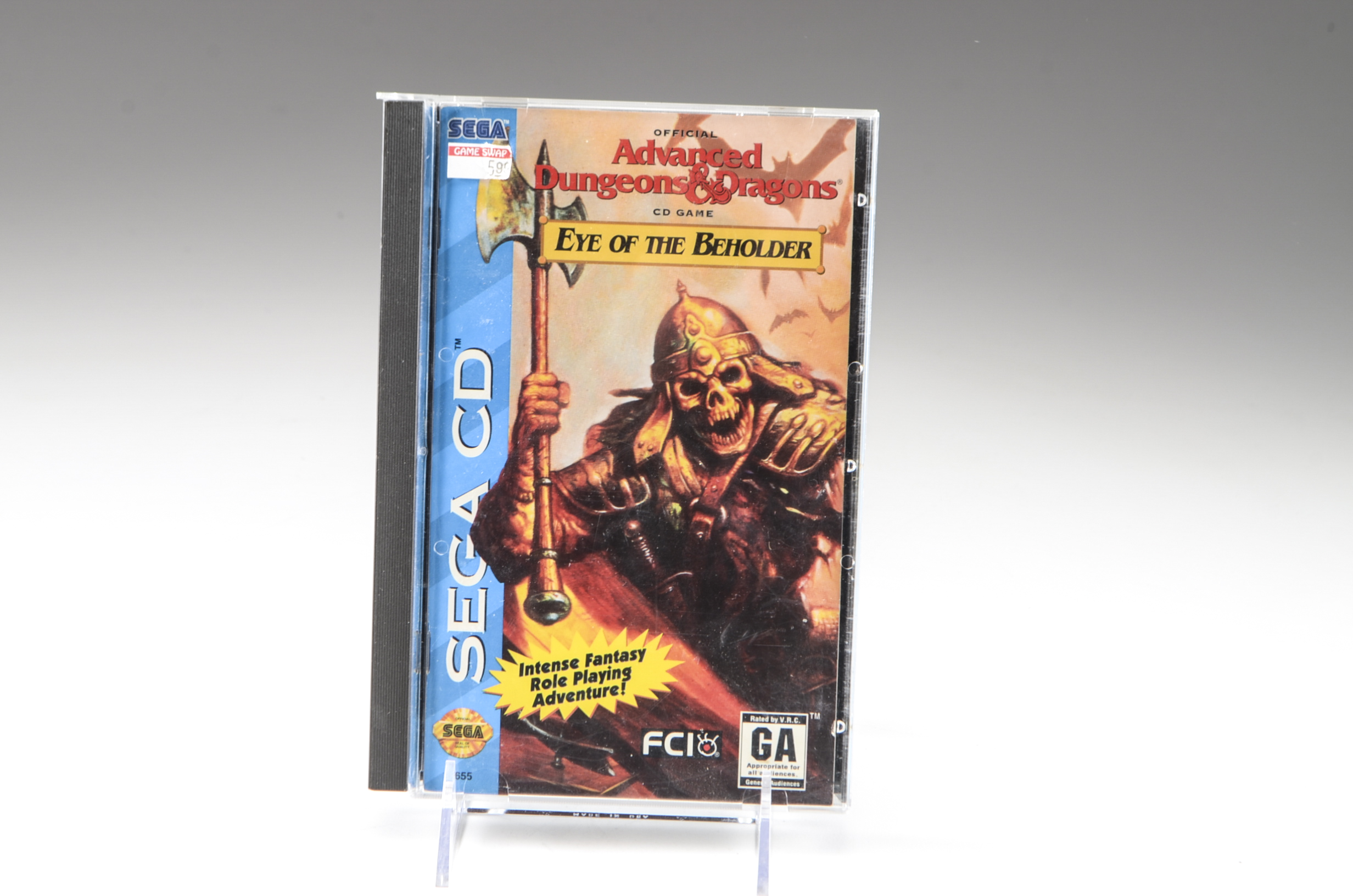 Sega Saturn Game Console with "Eye of the Beholder"