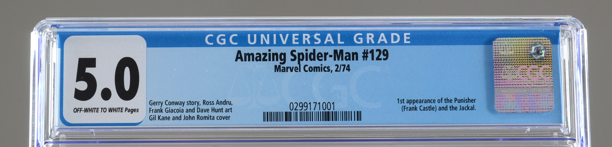 Marvel Comics "Amazing Spider-Man" #129 Graded and Encapsulated