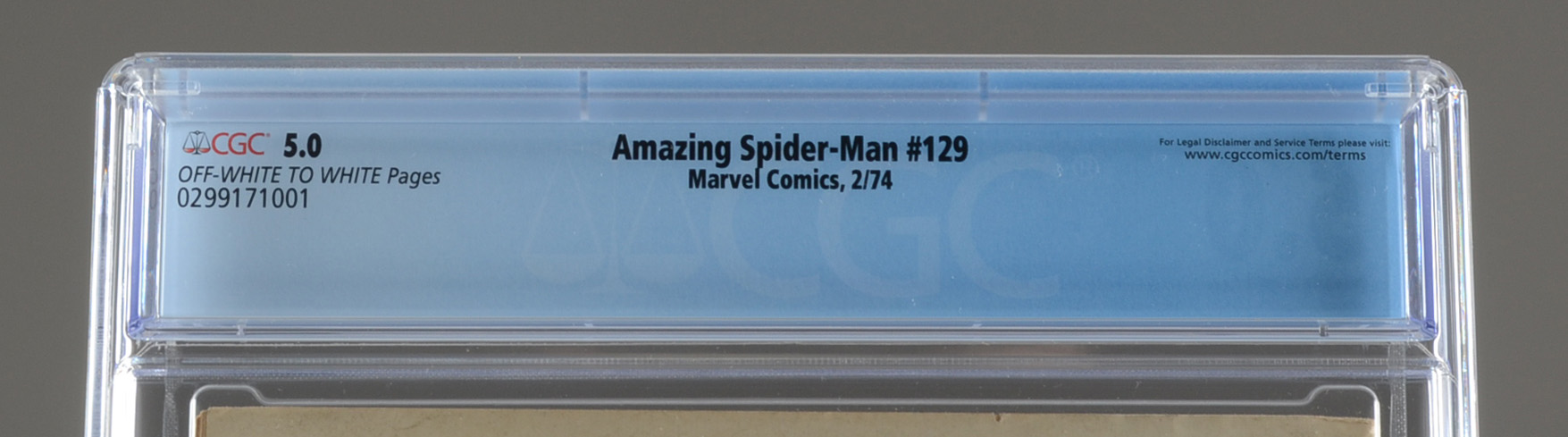 Marvel Comics "Amazing Spider-Man" #129 Graded and Encapsulated