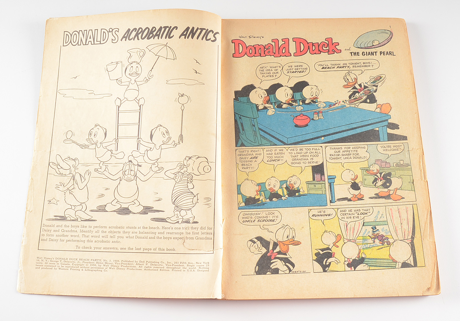 1956 "Donald Duck Beach Party" #3