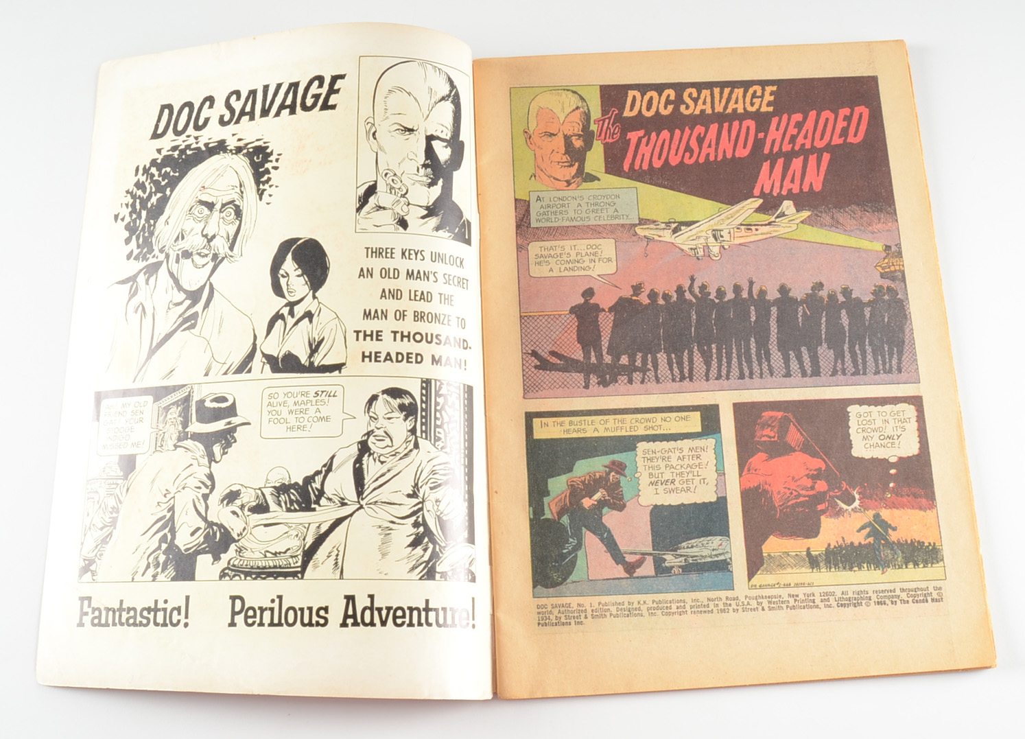 Three 1960s Vintage Gold Key Comics - Doc Savage, Flash Gordon, Gay Purr-ee