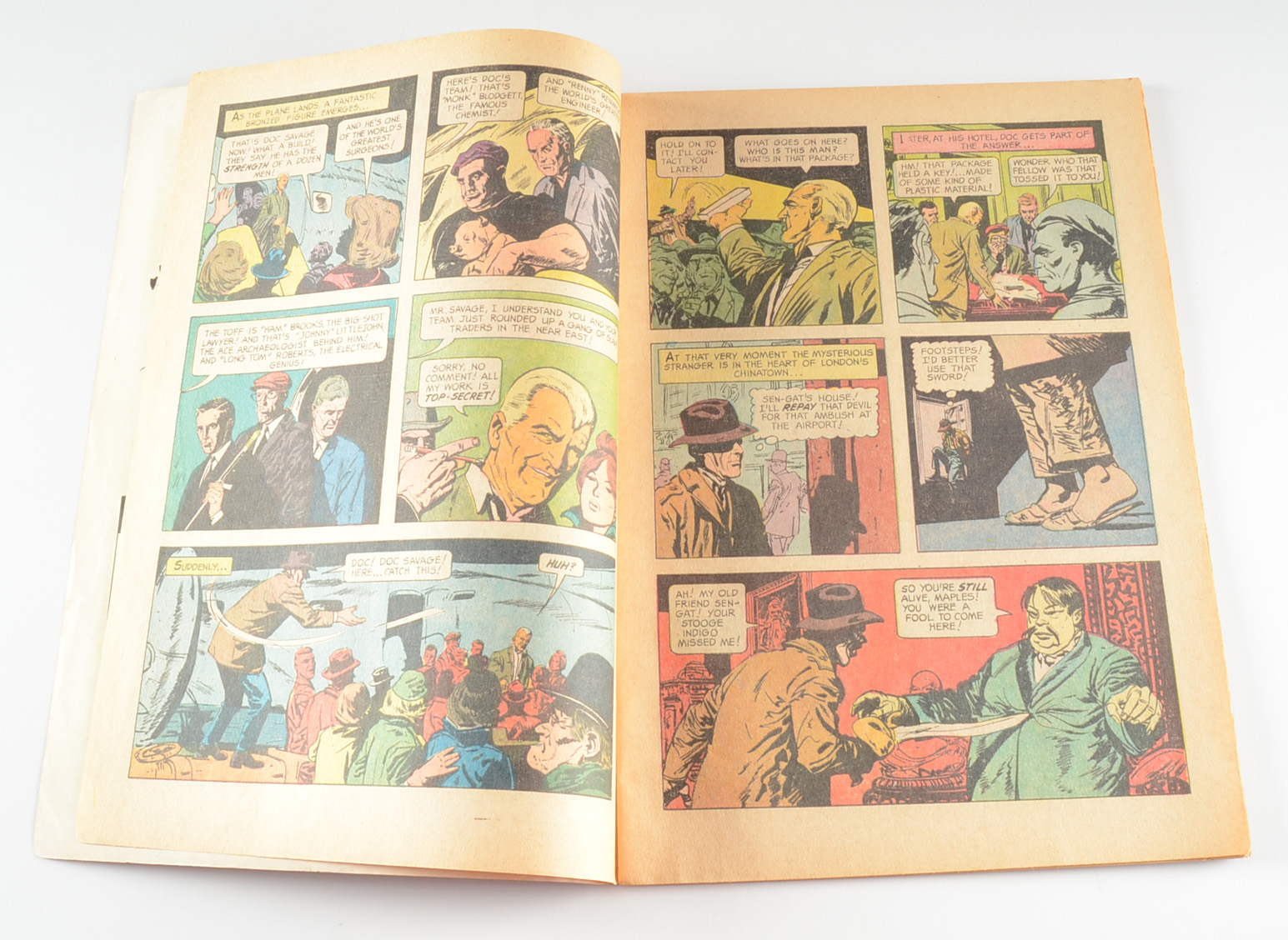 Three 1960s Vintage Gold Key Comics - Doc Savage, Flash Gordon, Gay Purr-ee