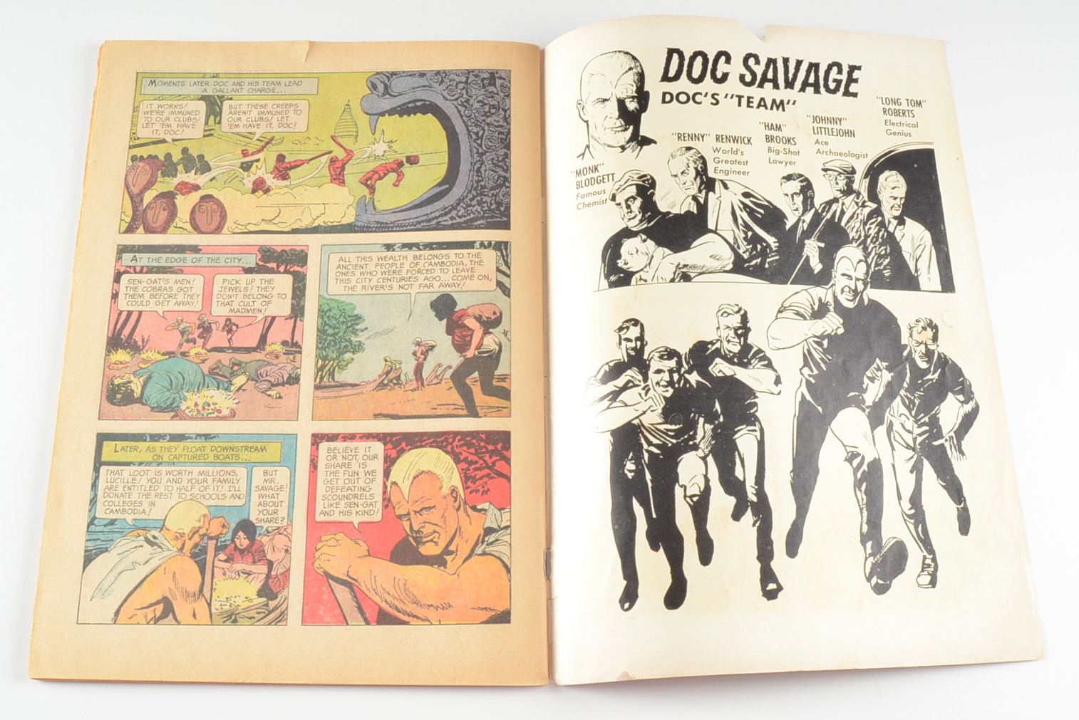 Three 1960s Vintage Gold Key Comics - Doc Savage, Flash Gordon, Gay Purr-ee