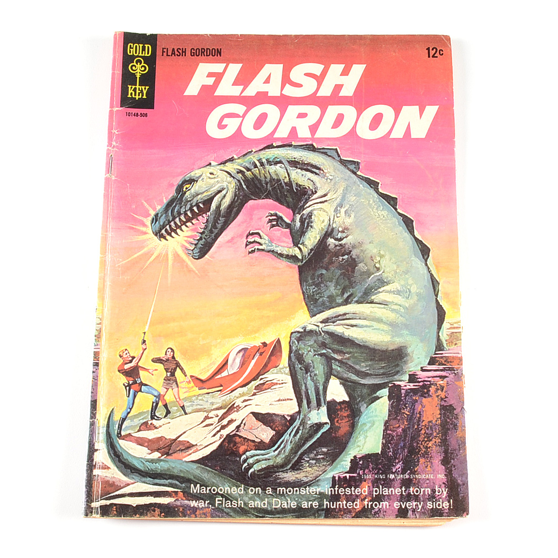 Three 1960s Vintage Gold Key Comics - Doc Savage, Flash Gordon, Gay Purr-ee