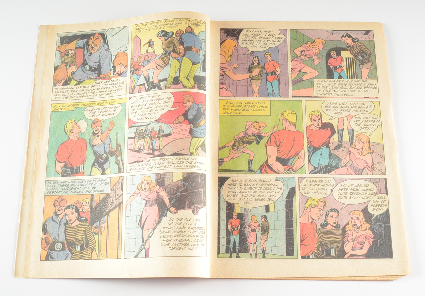 Three 1960s Vintage Gold Key Comics - Doc Savage, Flash Gordon, Gay Purr-ee