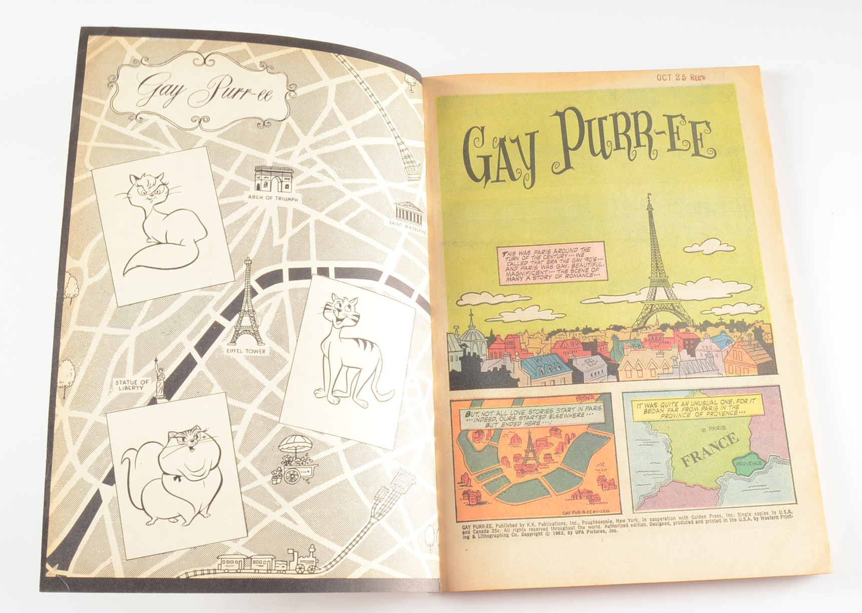 Three 1960s Vintage Gold Key Comics - Doc Savage, Flash Gordon, Gay Purr-ee