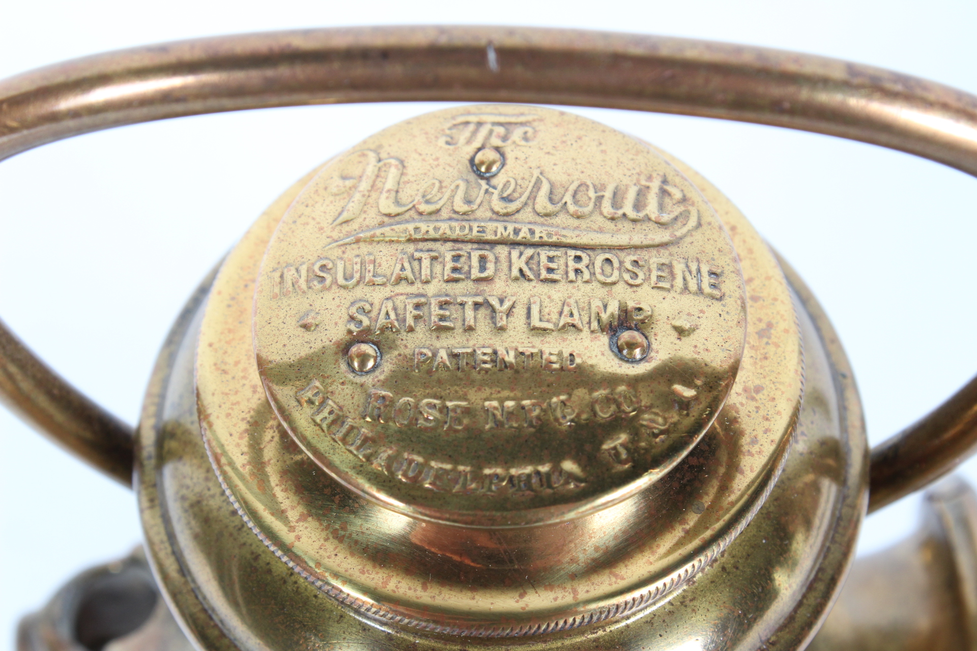 "The Neverout" Insulated Kerosene Safety Lamp