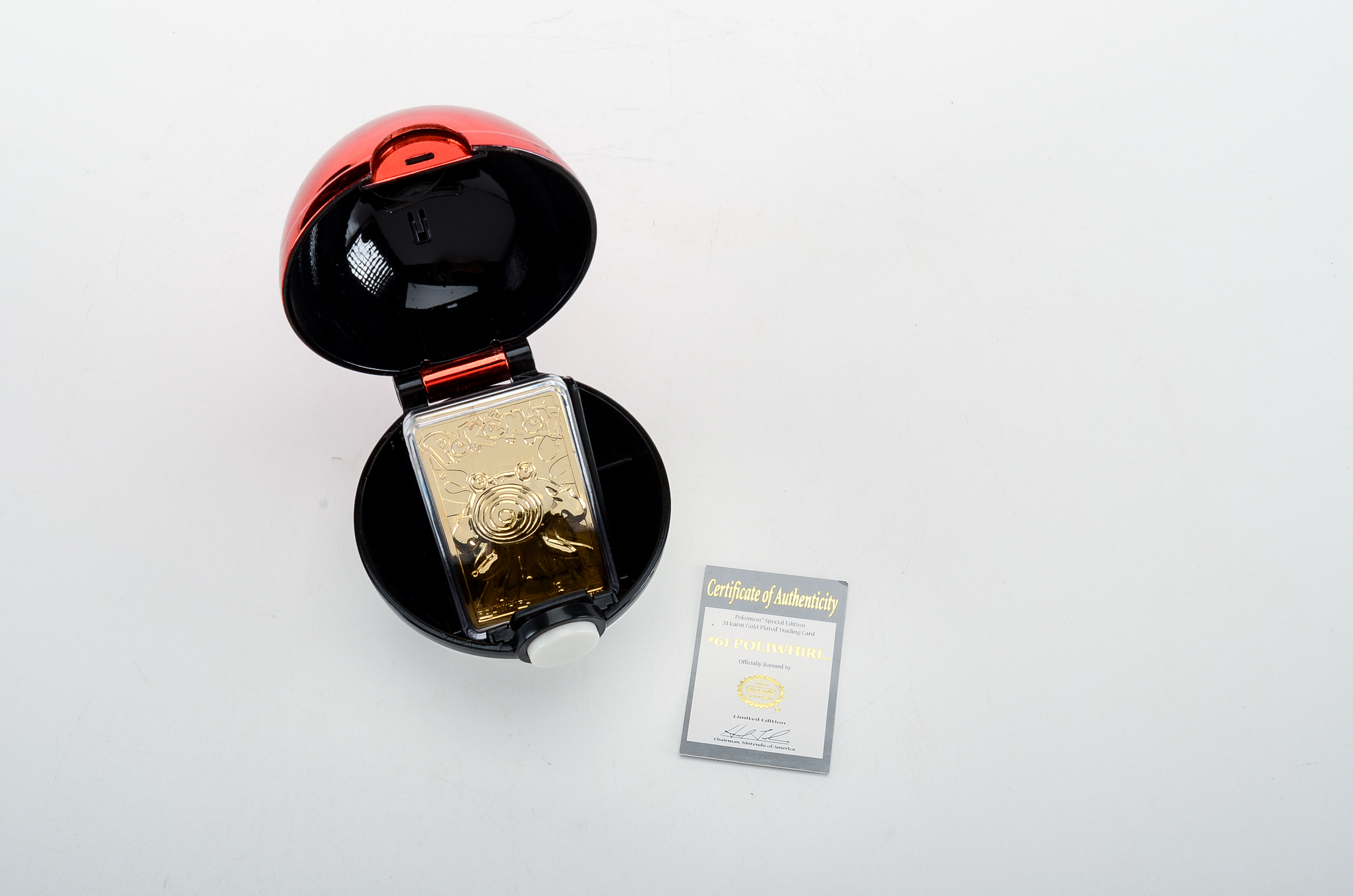 Collection of Limited Edition 23K Gold Plated Pokemon Trading Cards