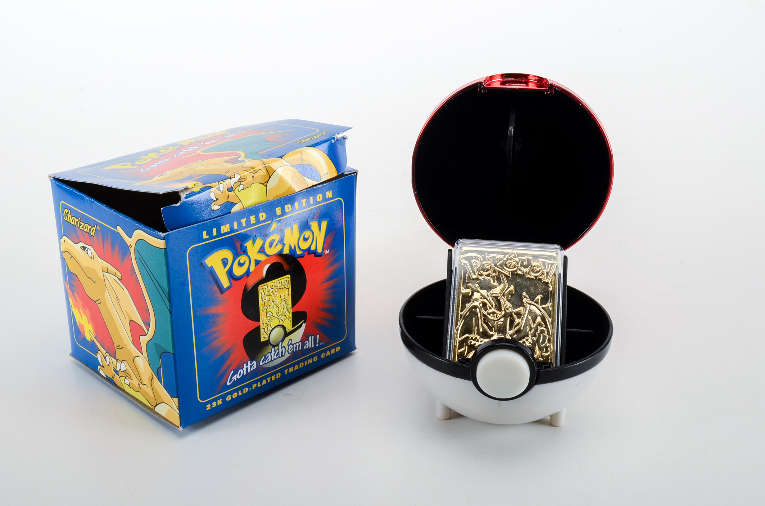 Collection of Limited Edition 23K Gold Plated Pokemon Trading Cards