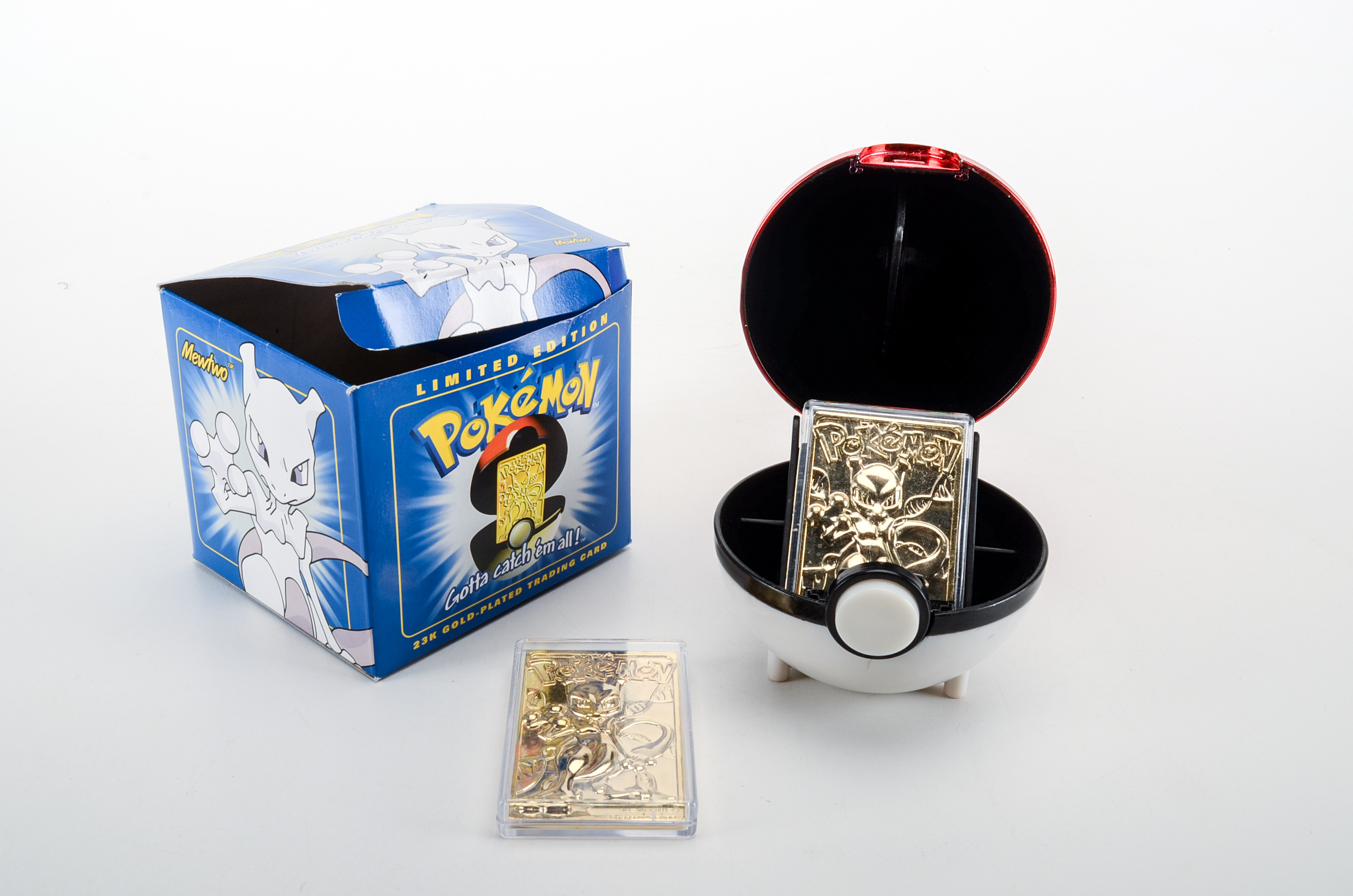Collection of Limited Edition 23K Gold Plated Pokemon Trading Cards
