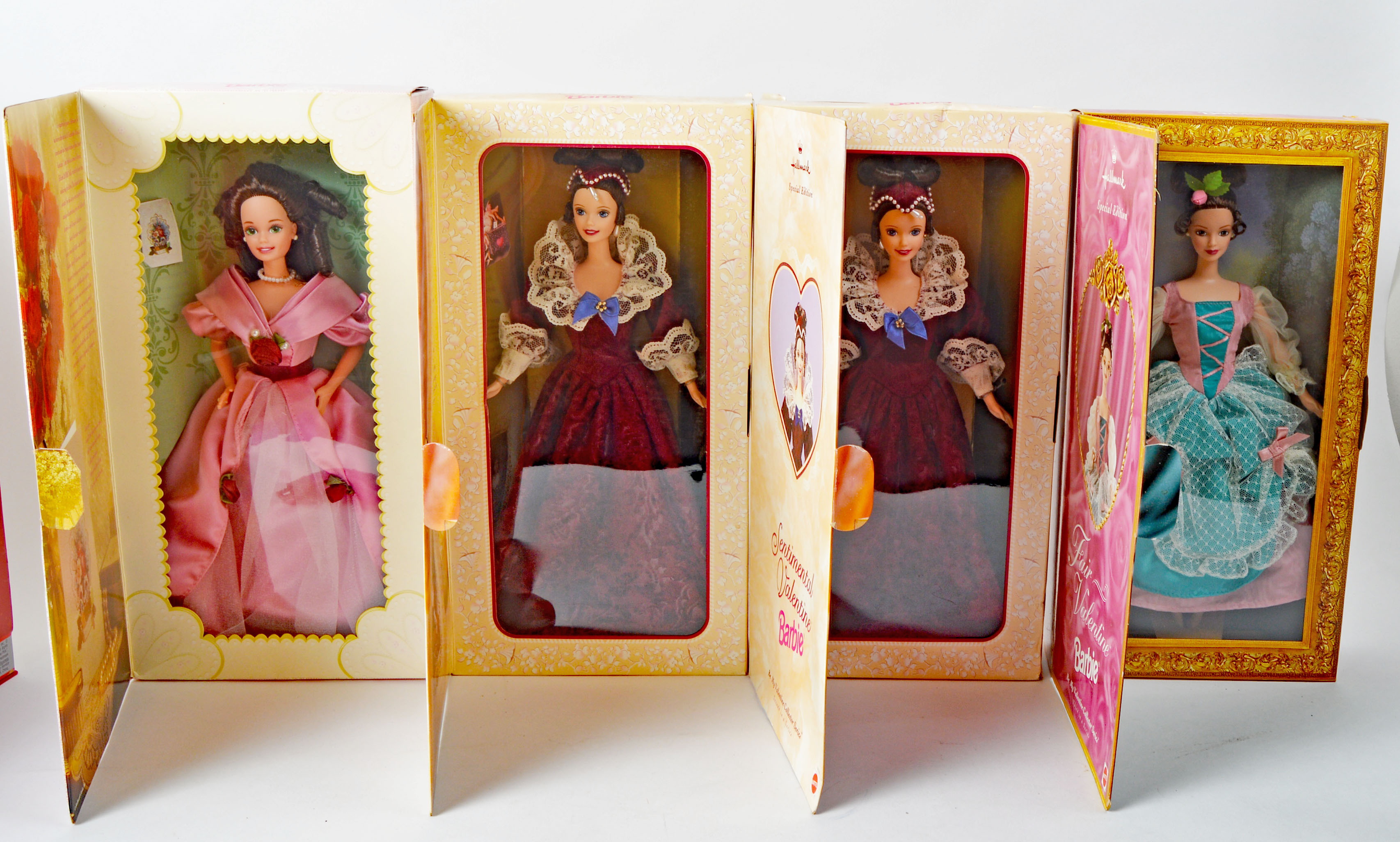 Collector Series Valentine Barbies