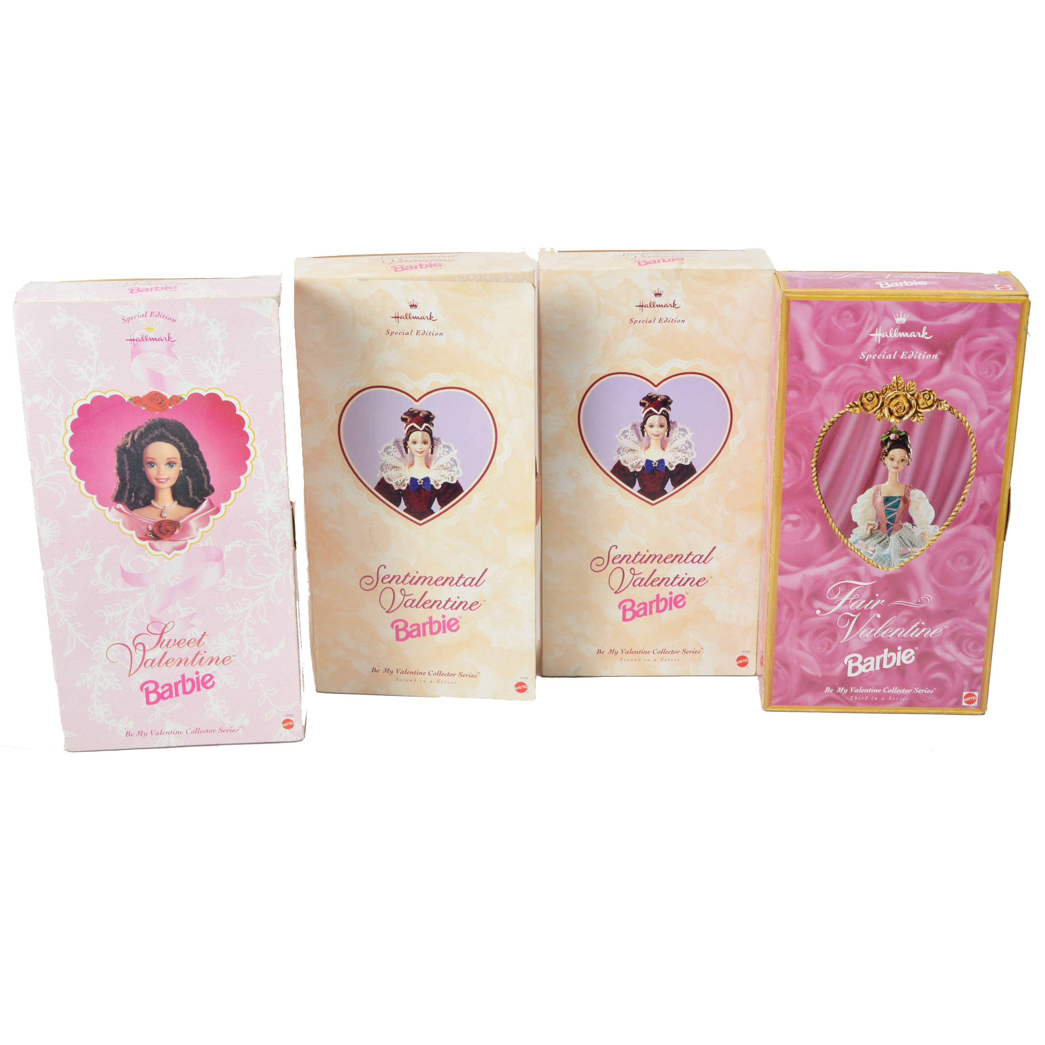 Collector Series Valentine Barbies