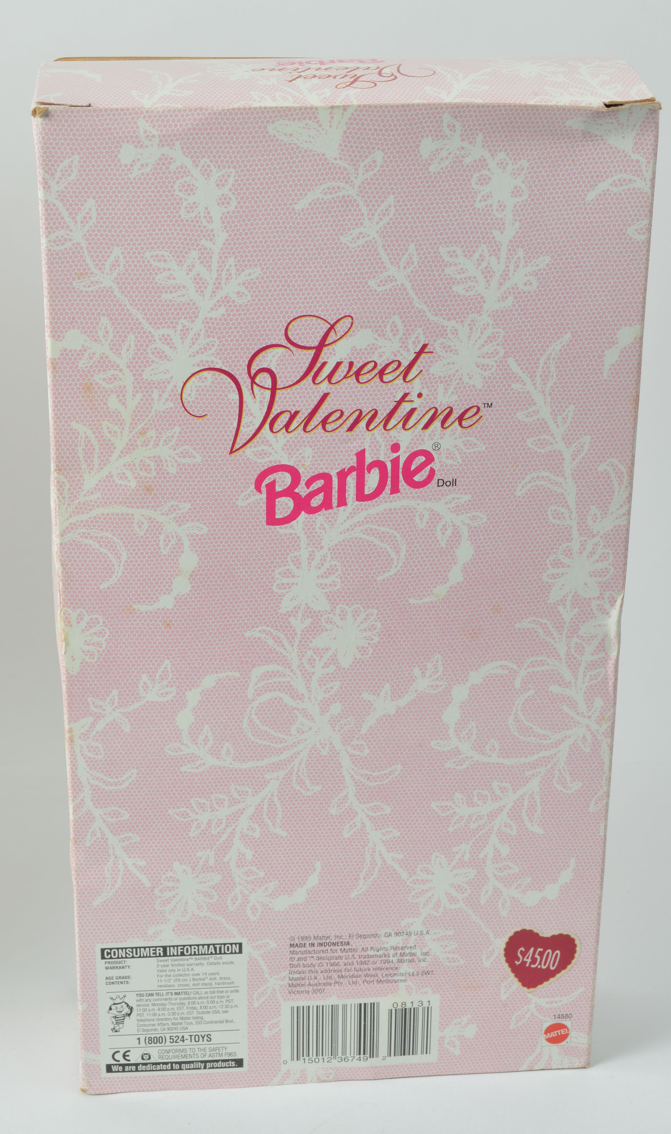 Collector Series Valentine Barbies