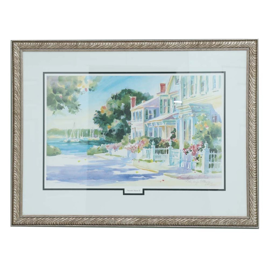 Betty Anglin Smith "Seaside Haven II" Signed Offset Lithograph