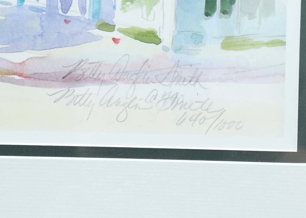 Betty Anglin Smith "Seaside Haven II" Signed Offset Lithograph