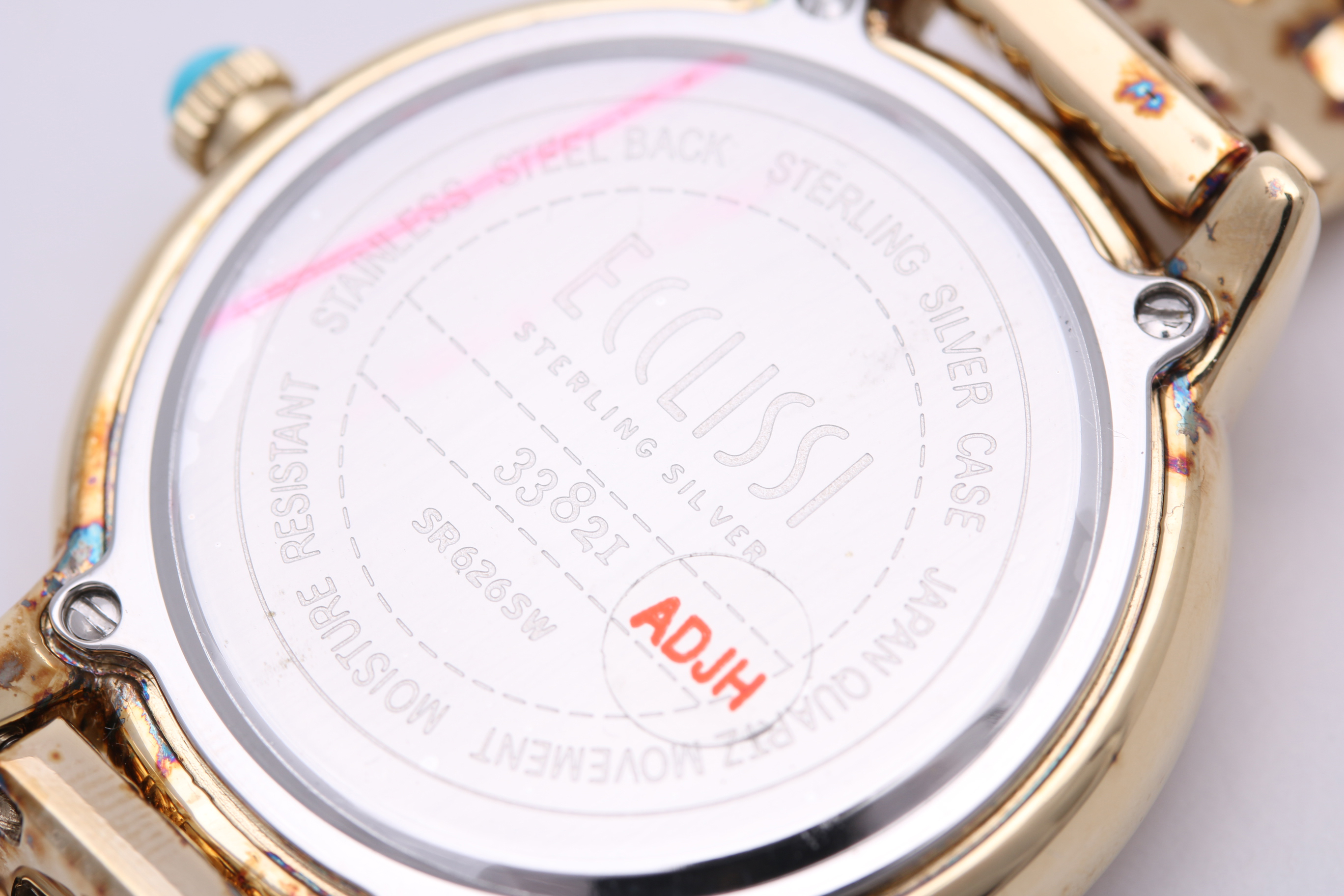 Sterling Silver and Stainless Steel Ecclissi Women's Watch