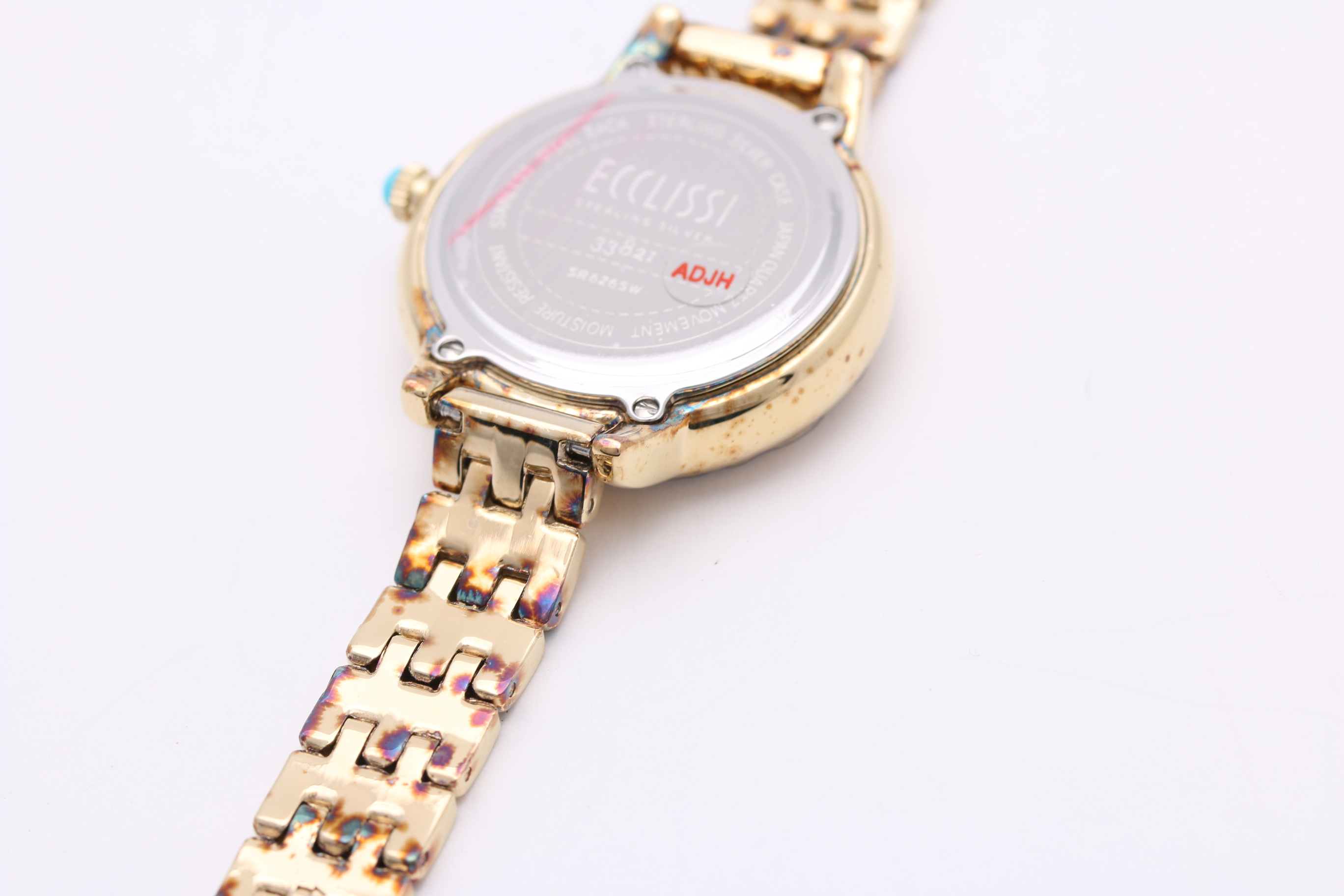 Sterling Silver and Stainless Steel Ecclissi Women's Watch