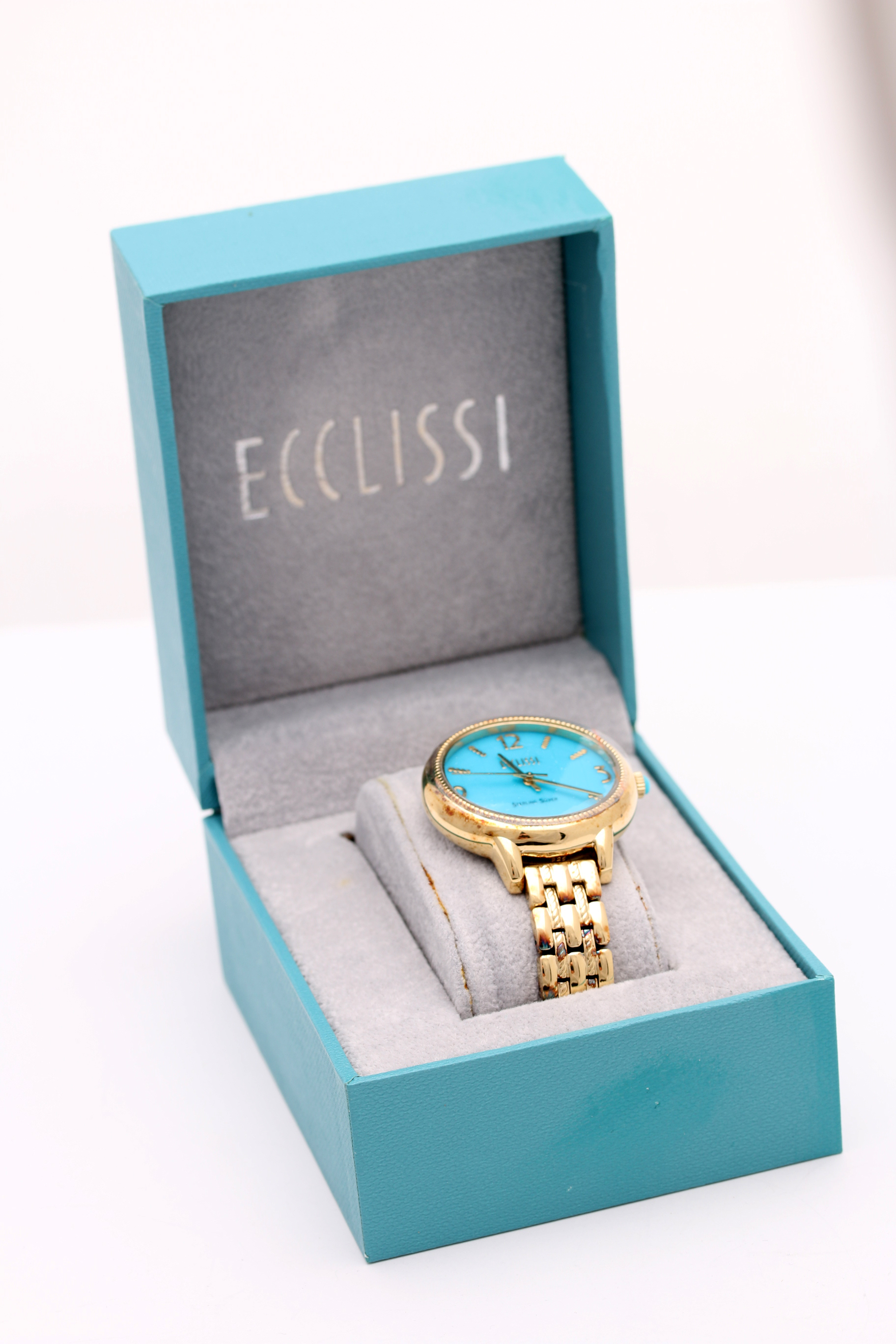 Sterling Silver and Stainless Steel Ecclissi Women's Watch