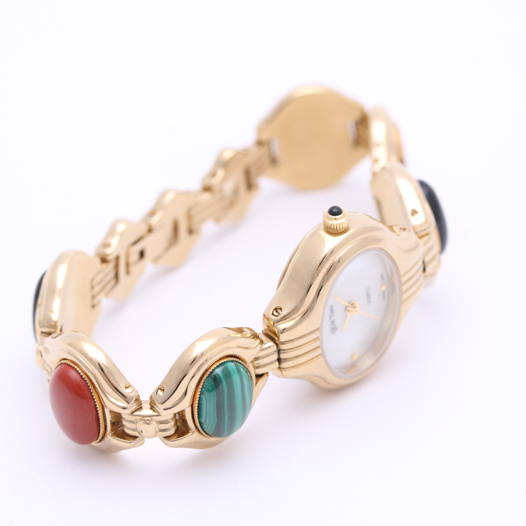 Ladies' Gem Time Scarab Wrist Watch