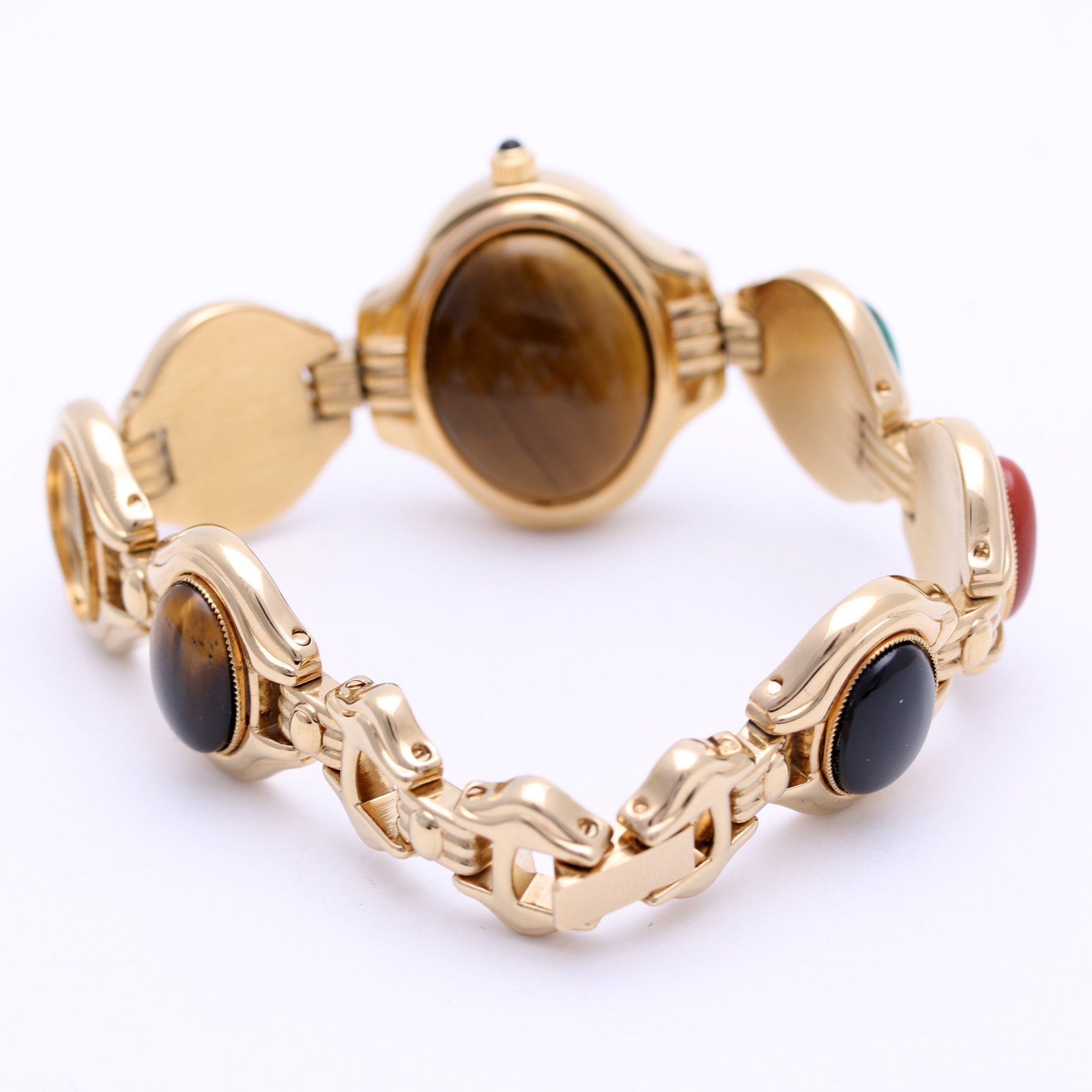 Ladies' Gem Time Scarab Wrist Watch