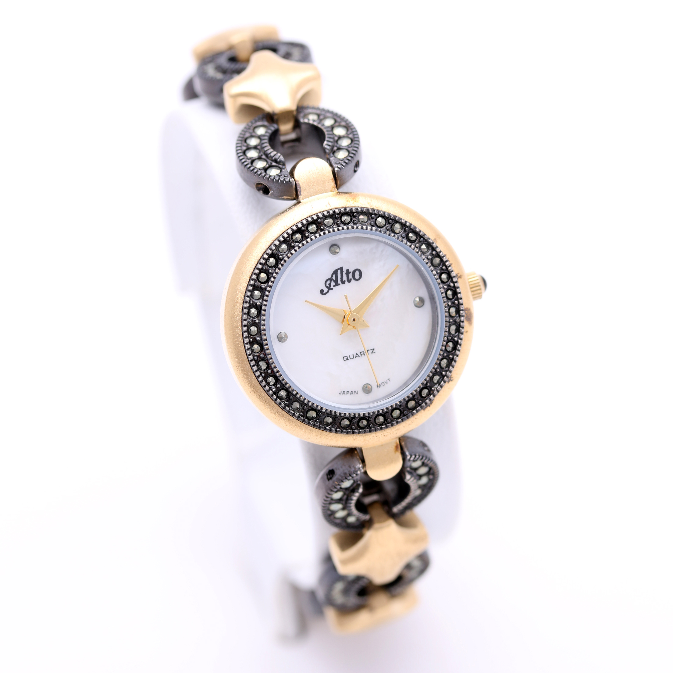 Alto Quartz Women's Marcasite Watch