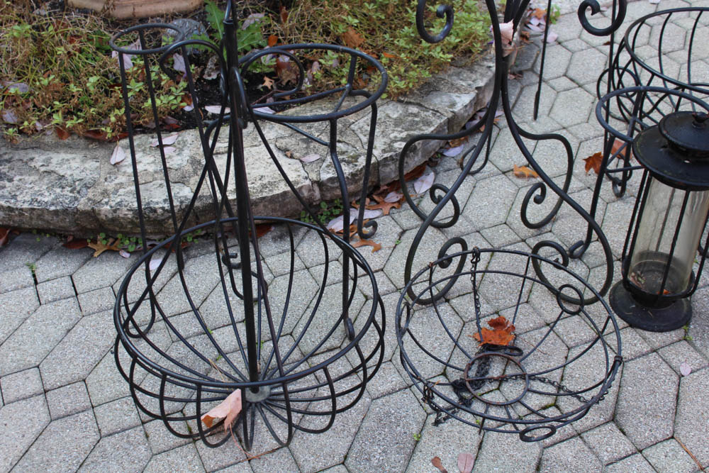 Wrought Iron Garden Decor