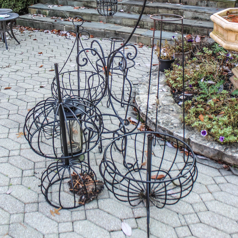 Wrought Iron Garden Decor