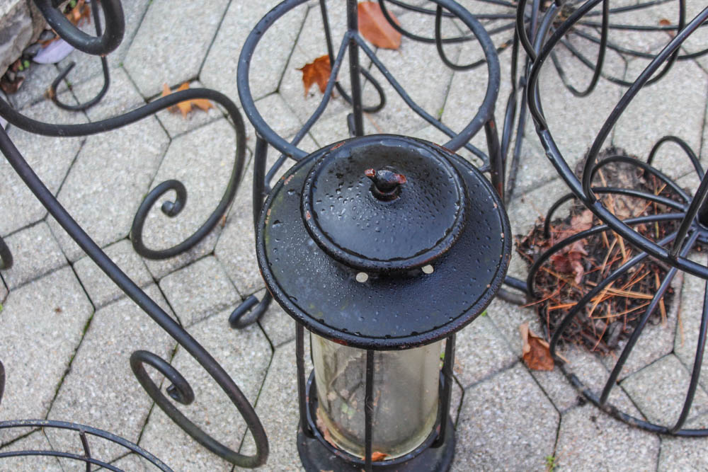 Wrought Iron Garden Decor