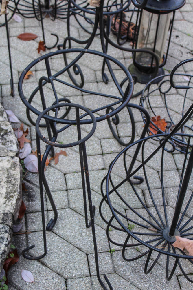 Wrought Iron Garden Decor