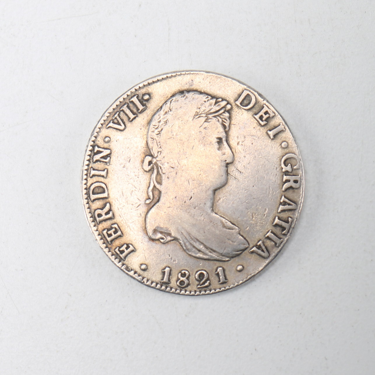 1821 Mexican Eight Real Coin