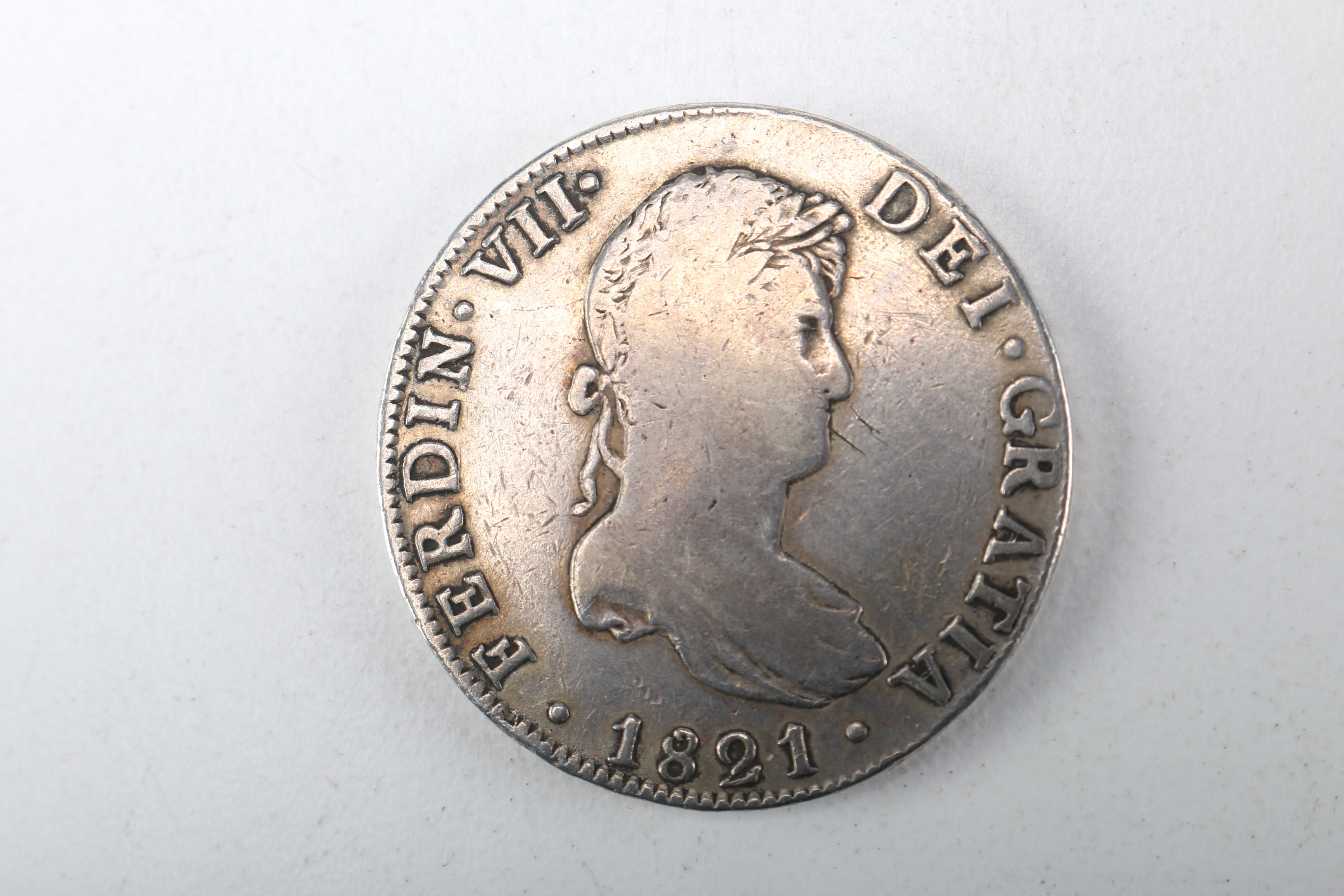 1821 Mexican Eight Real Coin