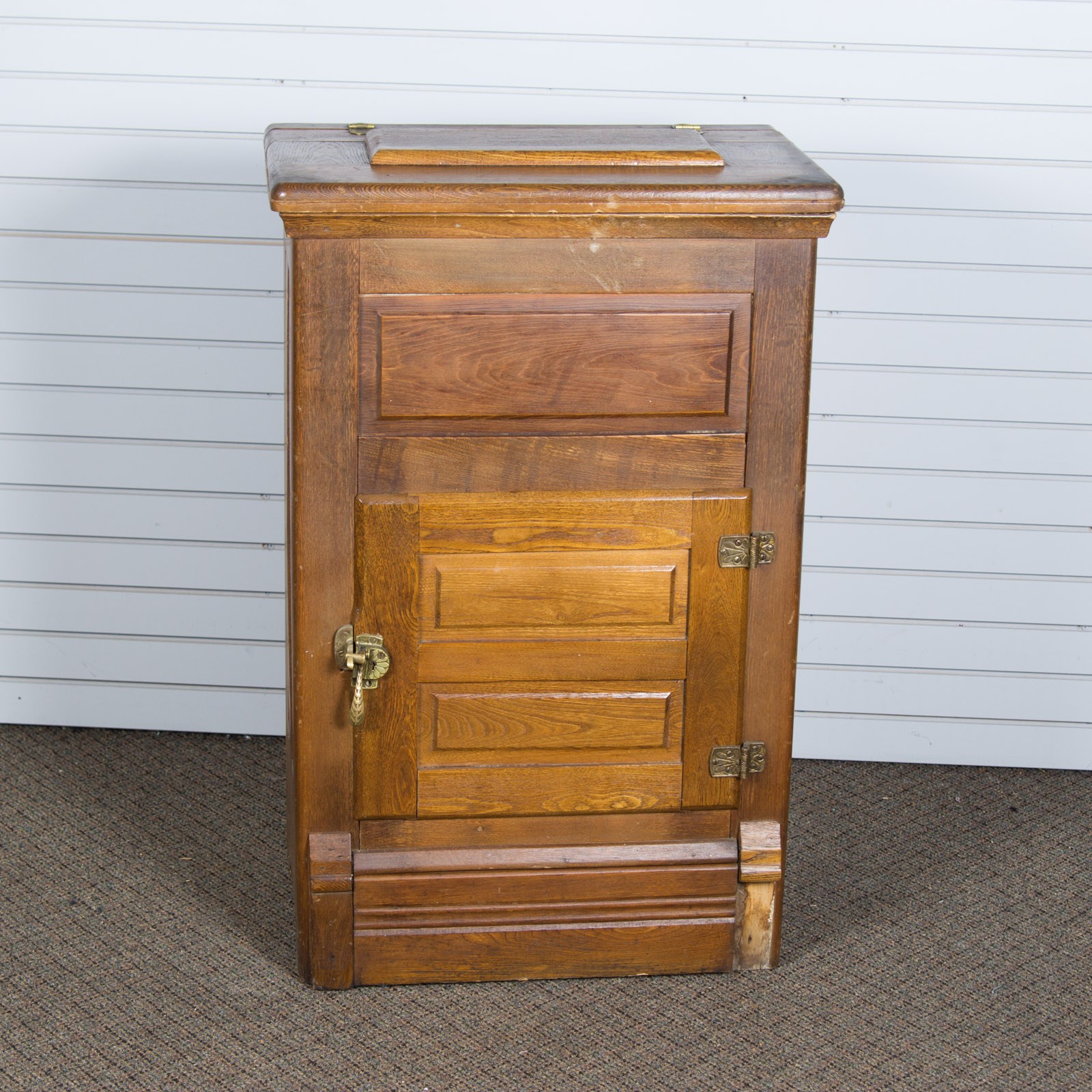 Vintage Oak Ice Box