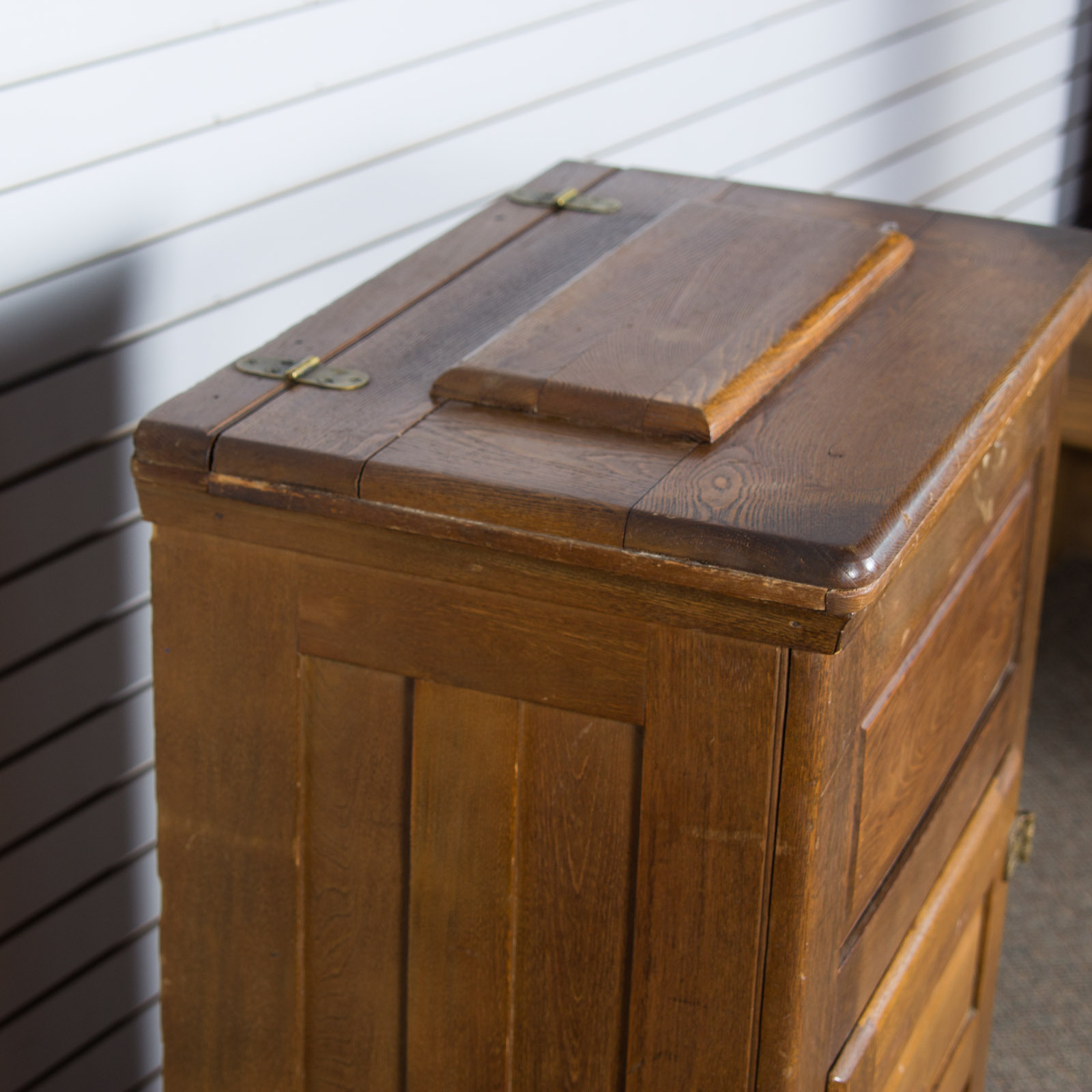 Vintage Oak Ice Box