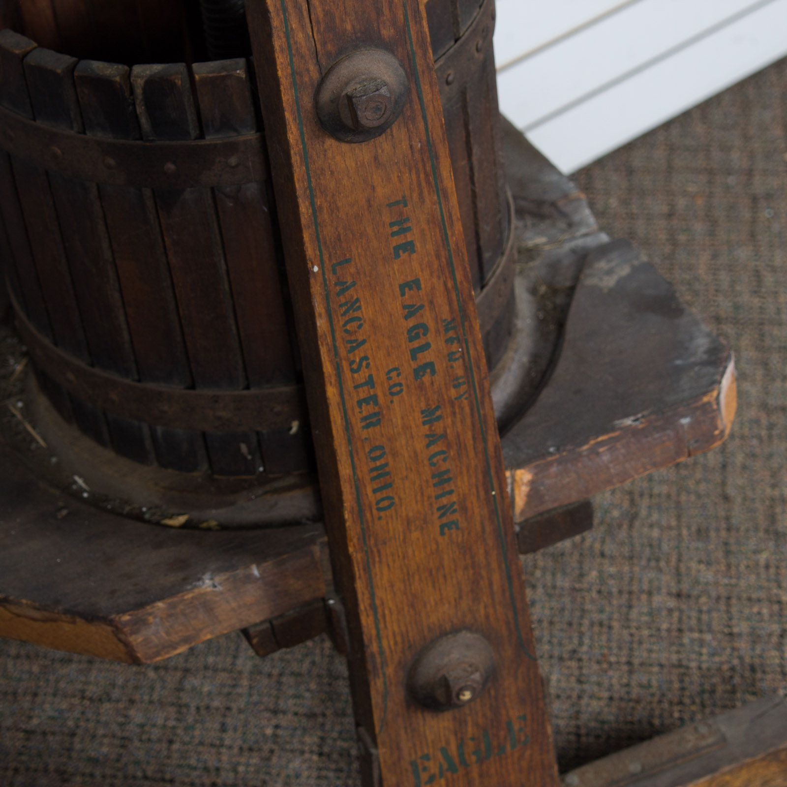 Antique Eagle Machine Co. Wine Press