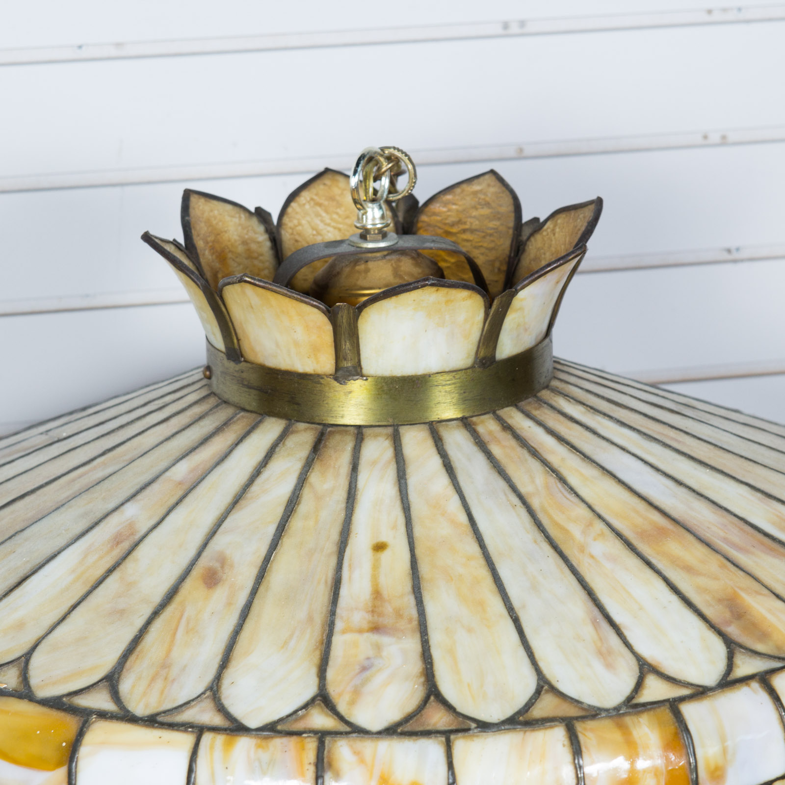 Vintage Stained Glass Ceiling Lamp