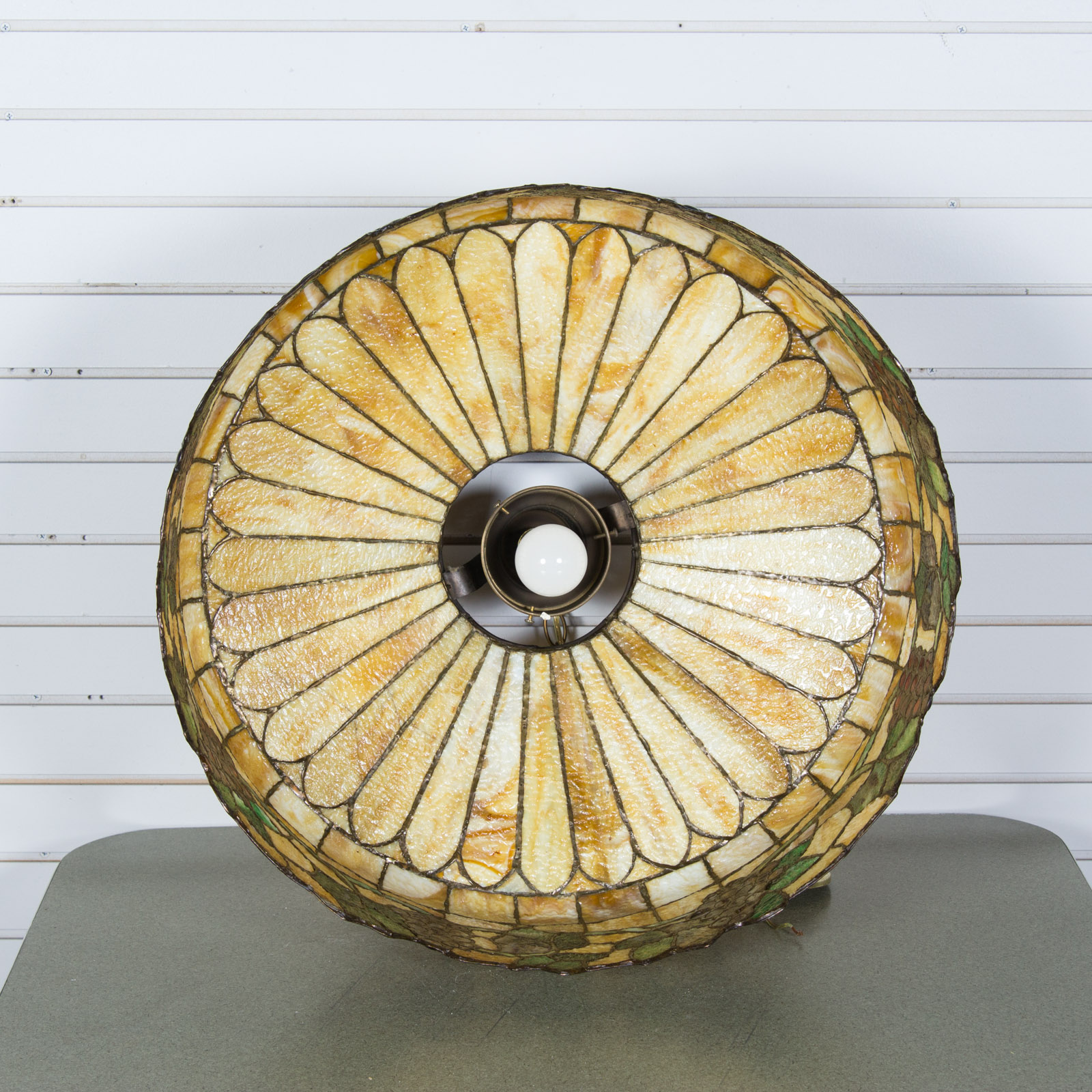 Vintage Stained Glass Ceiling Lamp