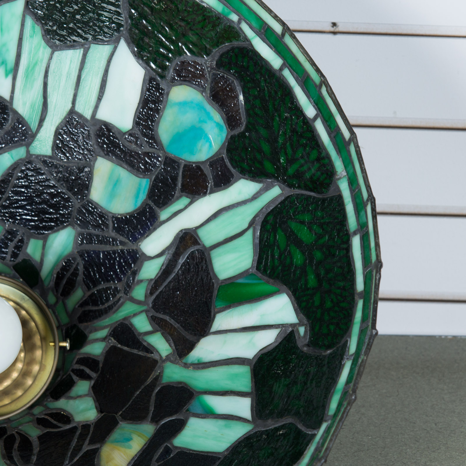 Vintage Stained Glass Ceiling Lamp