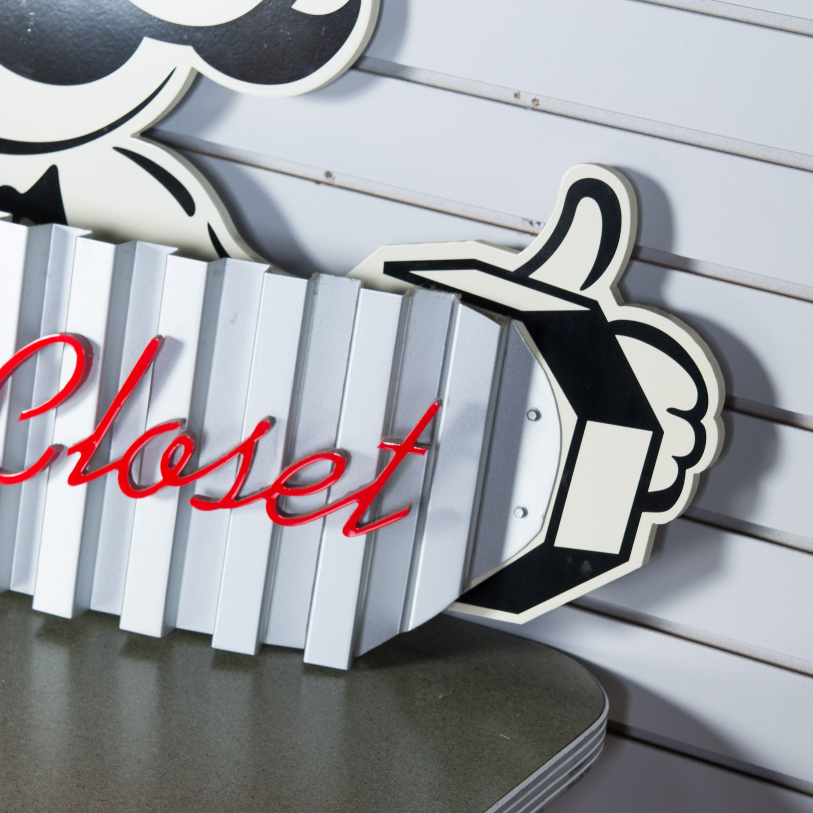 LaRosa's "Luigi's Closet" Sign on Board