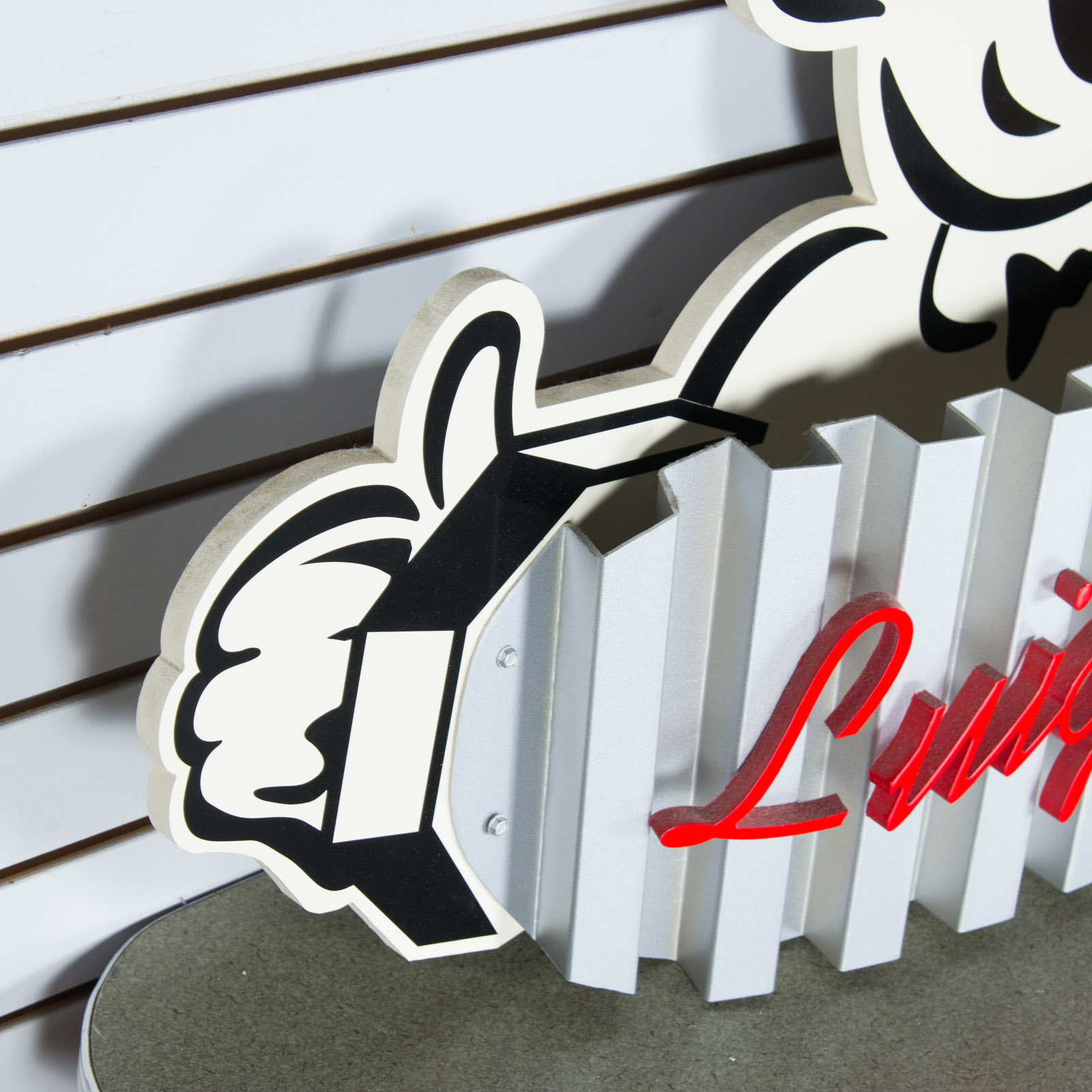 LaRosa's "Luigi's Closet" Sign on Board