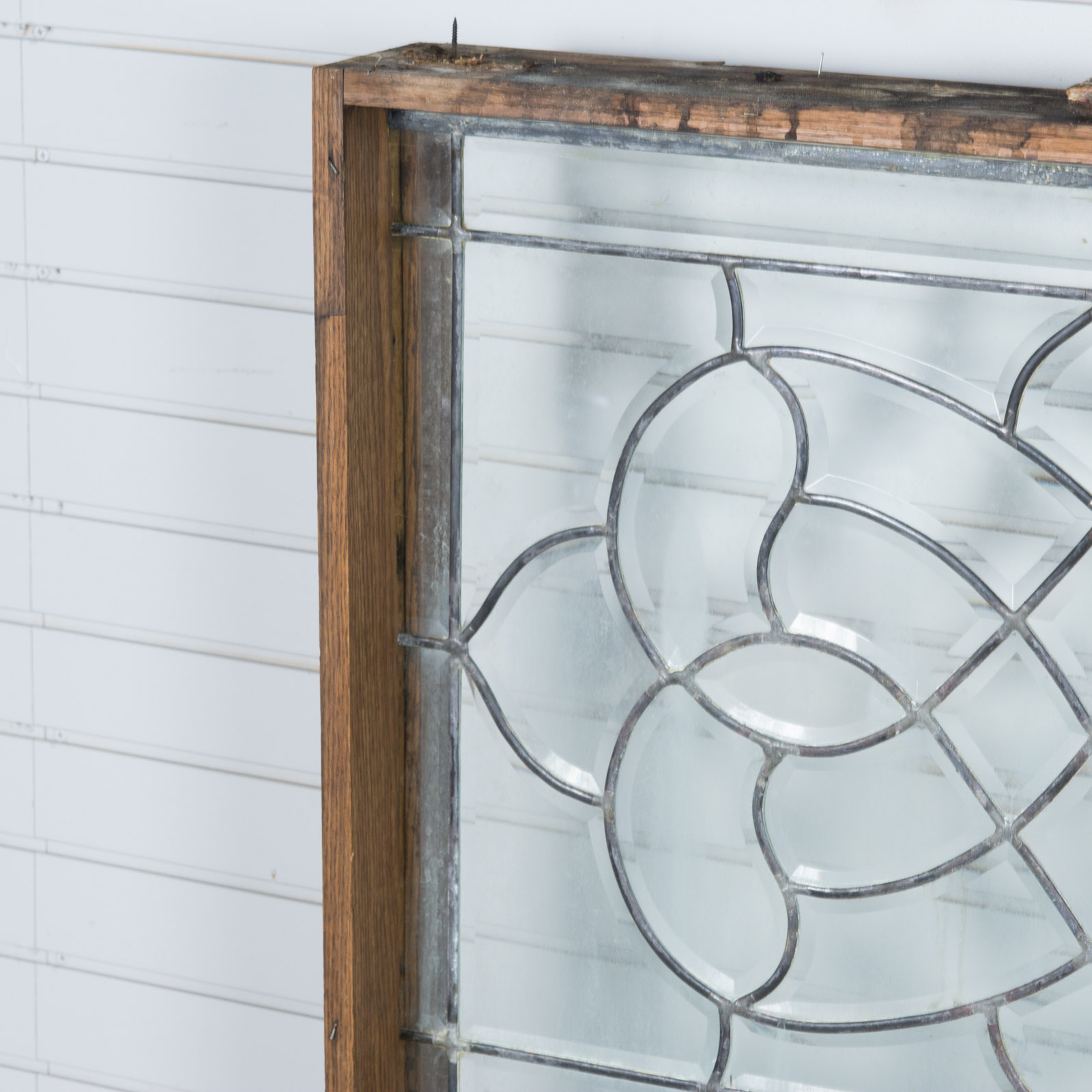 Vintage Decorative Glass Window