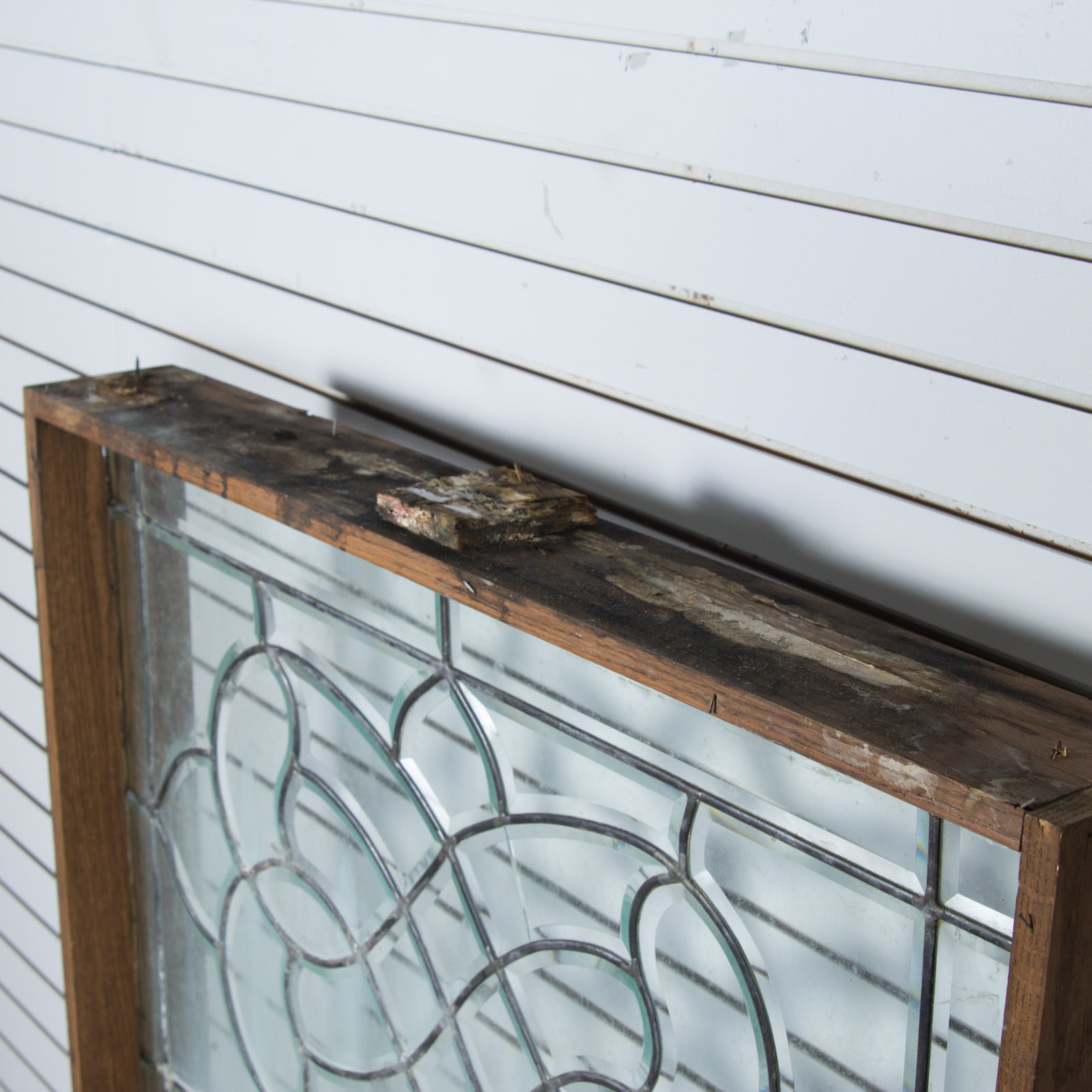 Vintage Decorative Glass Window