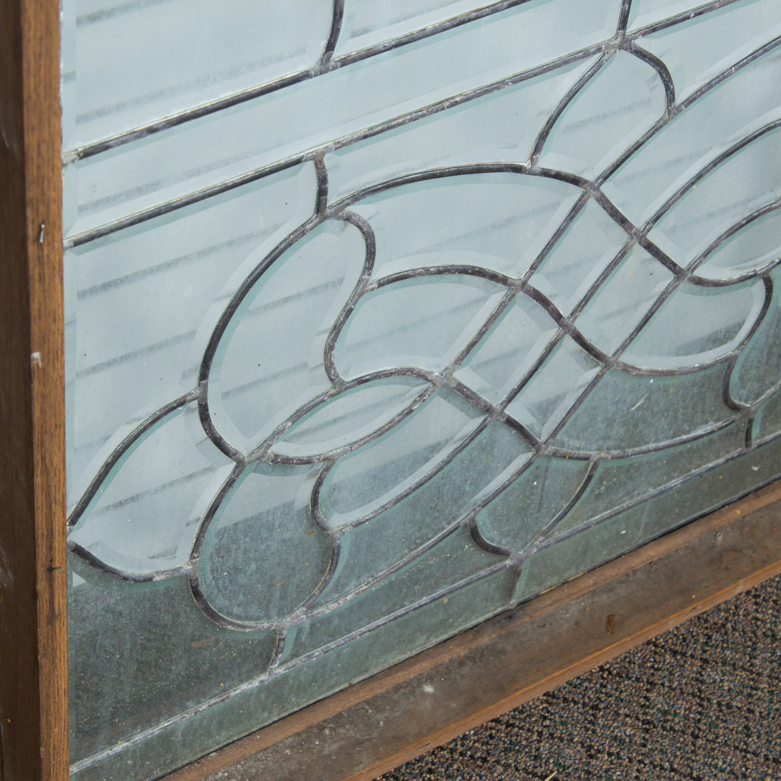 Vintage Decorative Glass Window