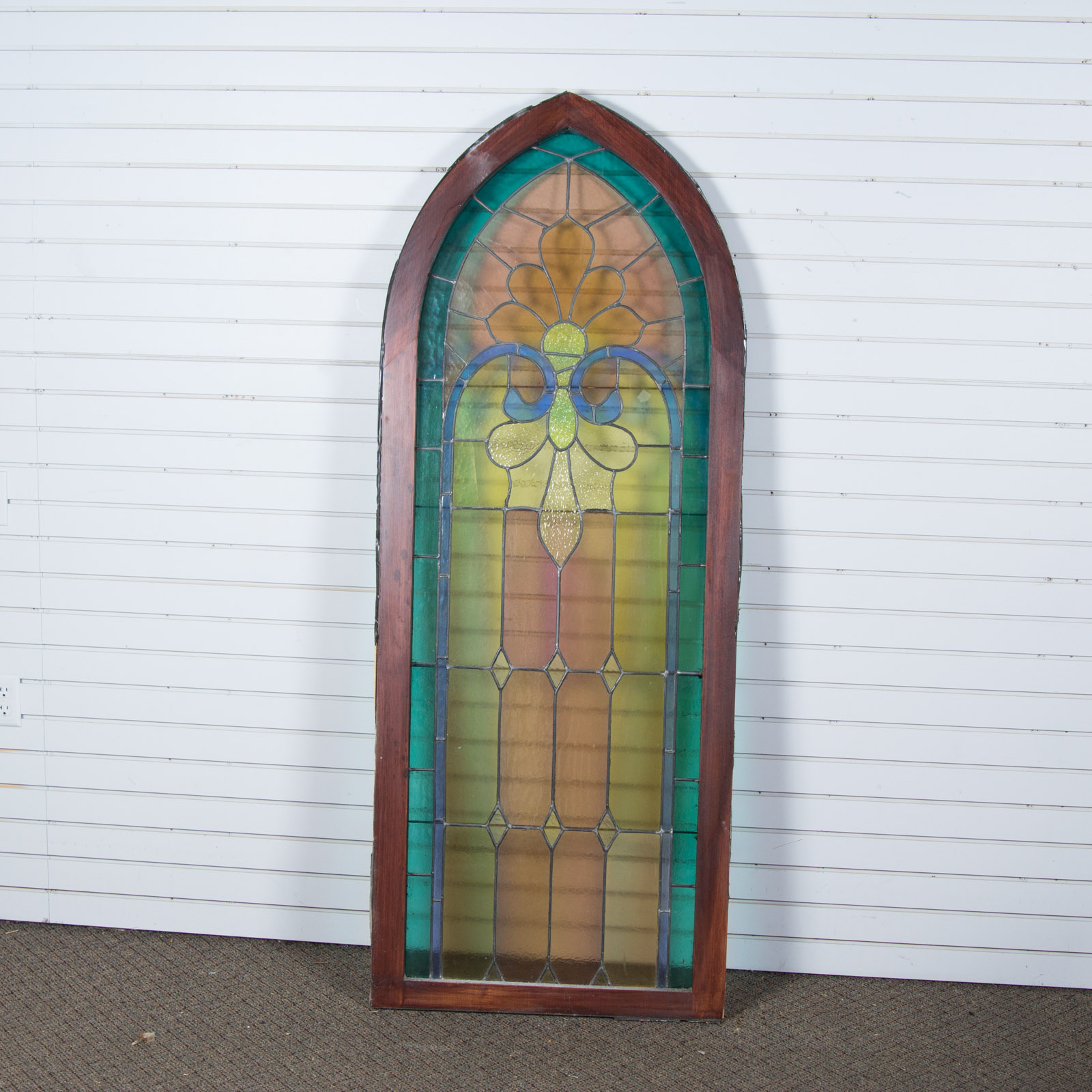 Vintage Stained Glass Window