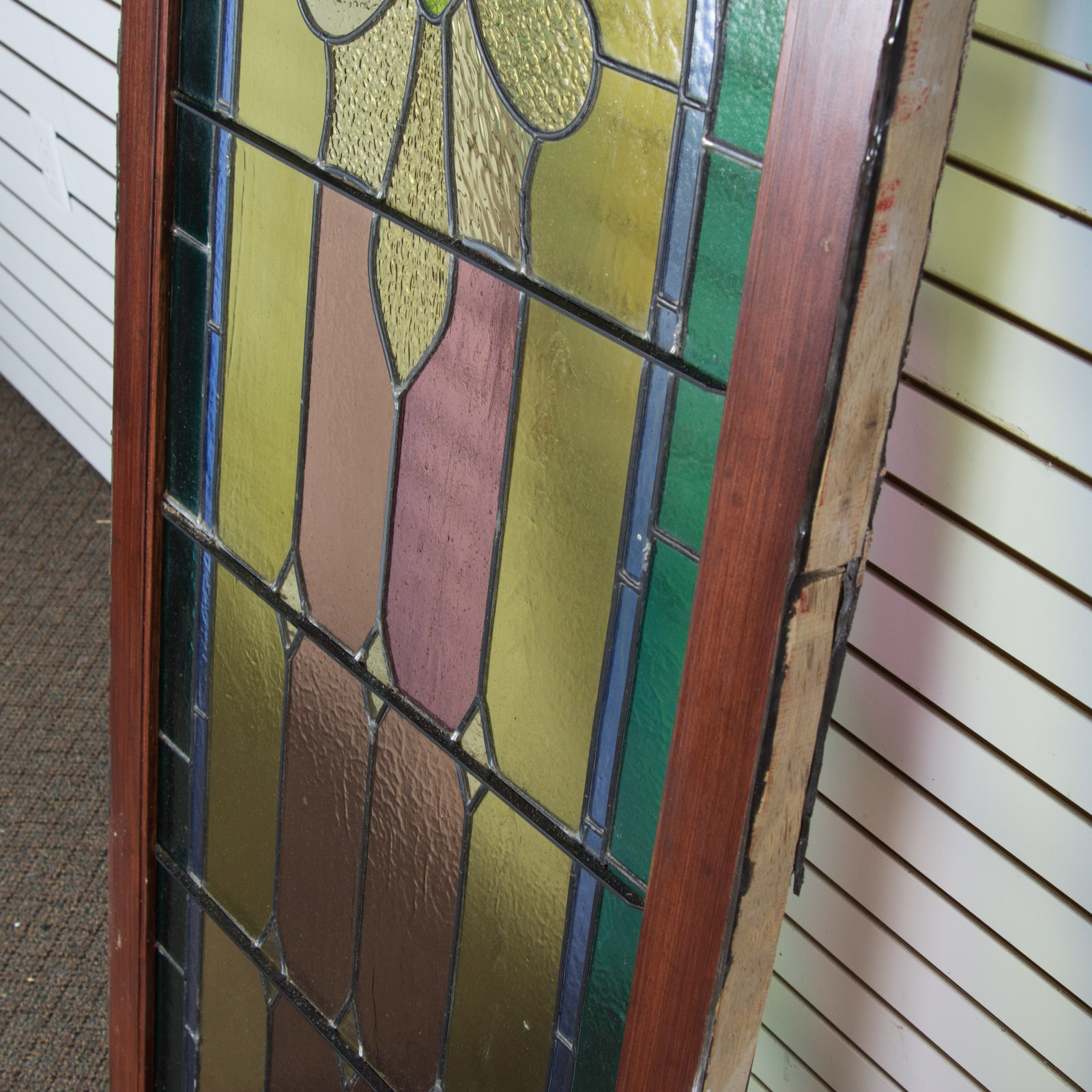 Vintage Stained Glass Window