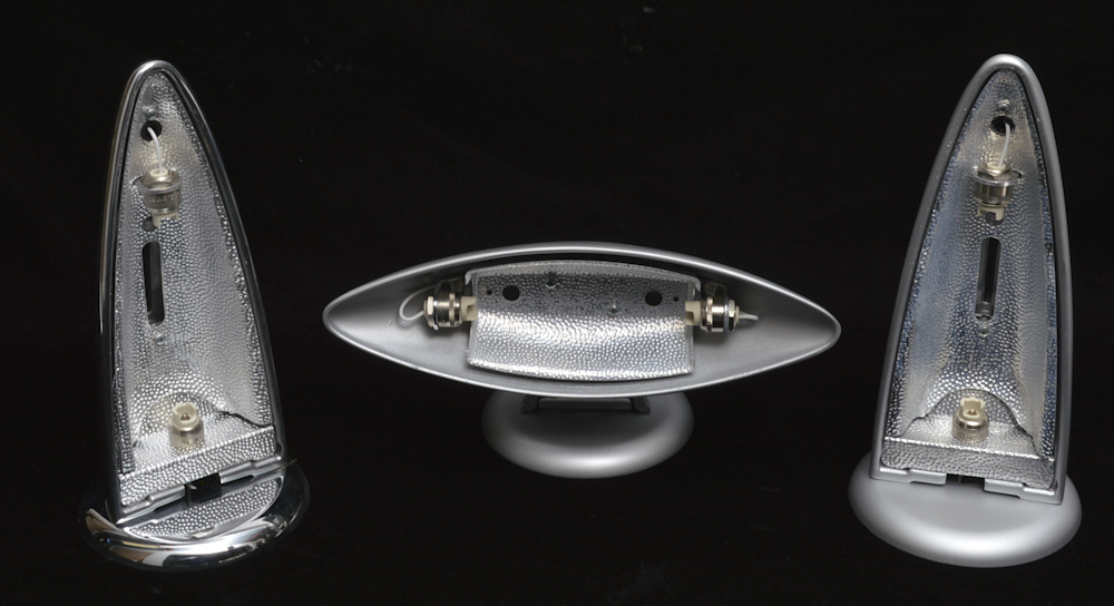 New Set of Three Modern Wall Light Sconces