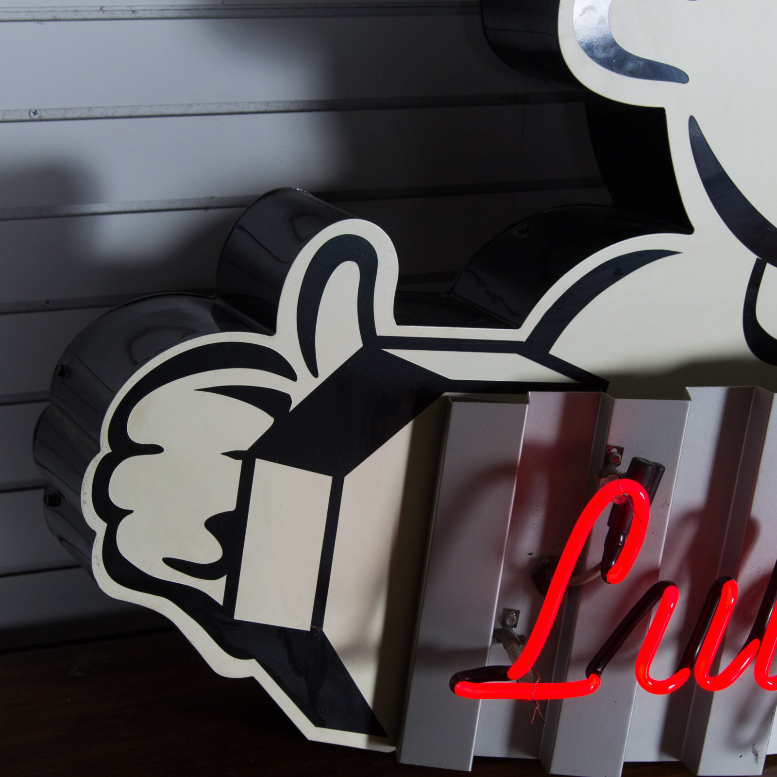 LaRosa's "Luigi's Closet" Neon Wall Sign