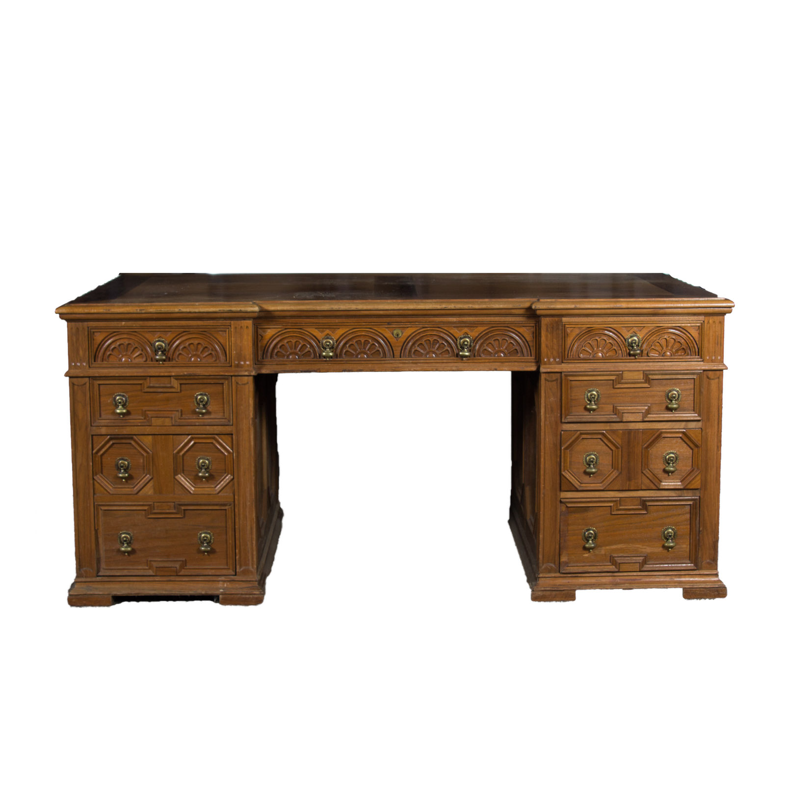 Vintage Pedestal Desk
