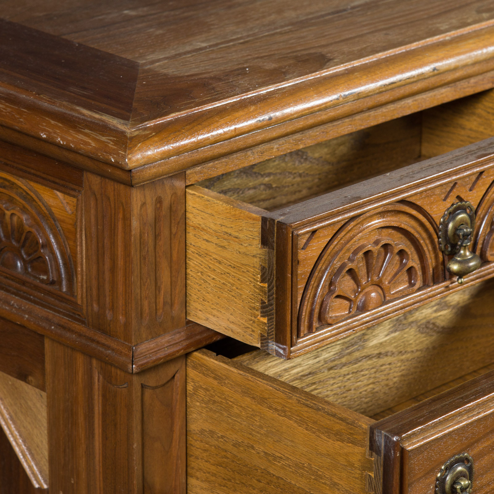 Vintage Pedestal Desk