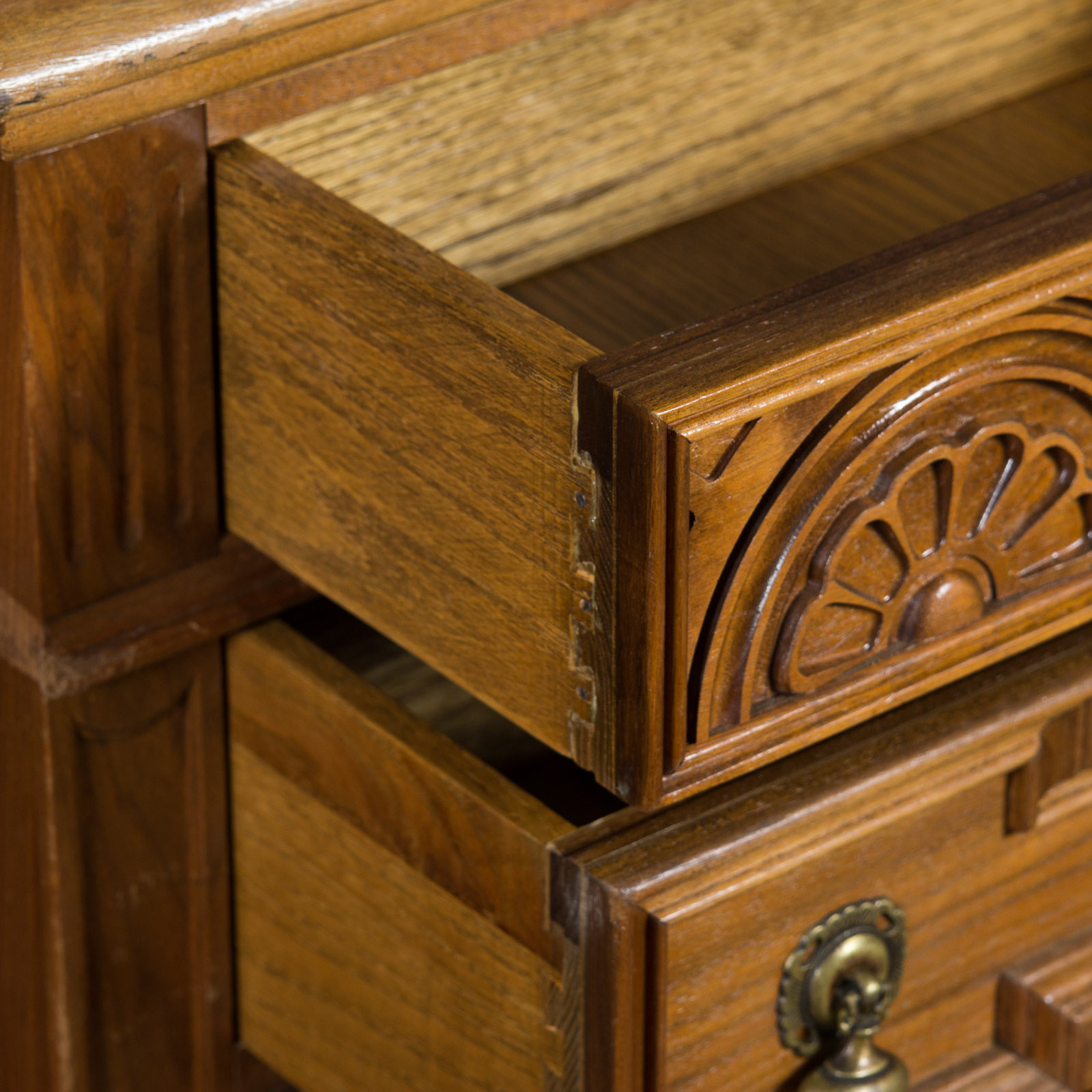 Vintage Pedestal Desk