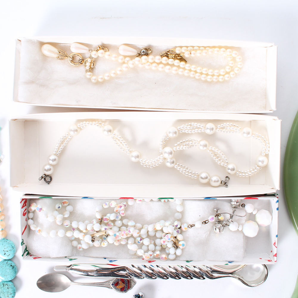 Assortment of Vintage Costume Jewelry